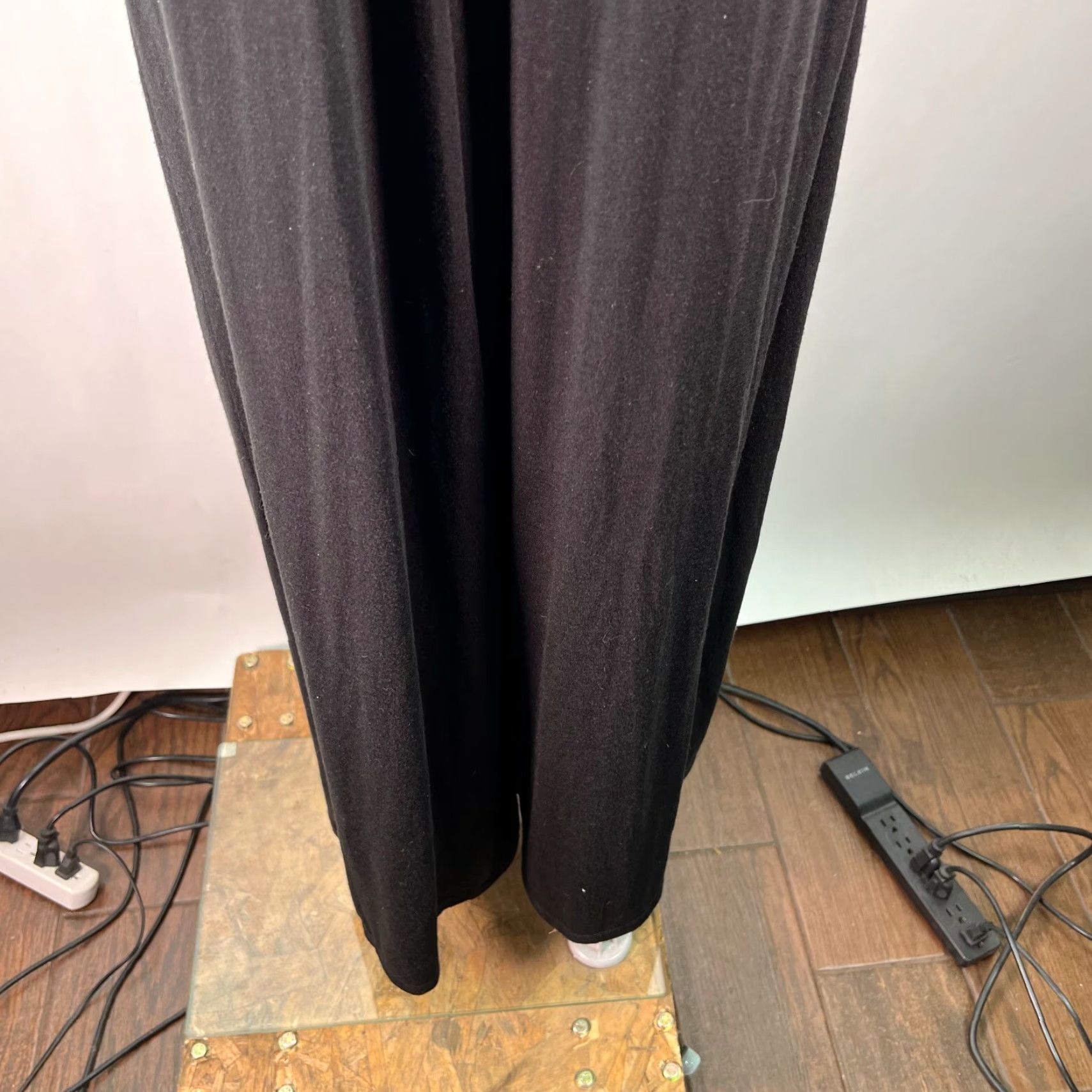 Faded Glory VINTAGE Faded Glory Womens Beaded Empire Waist V Neck Black Maxi Dress 1X Size Size XL / US 12-14 / IT 48-50 - 7 Thumbnail