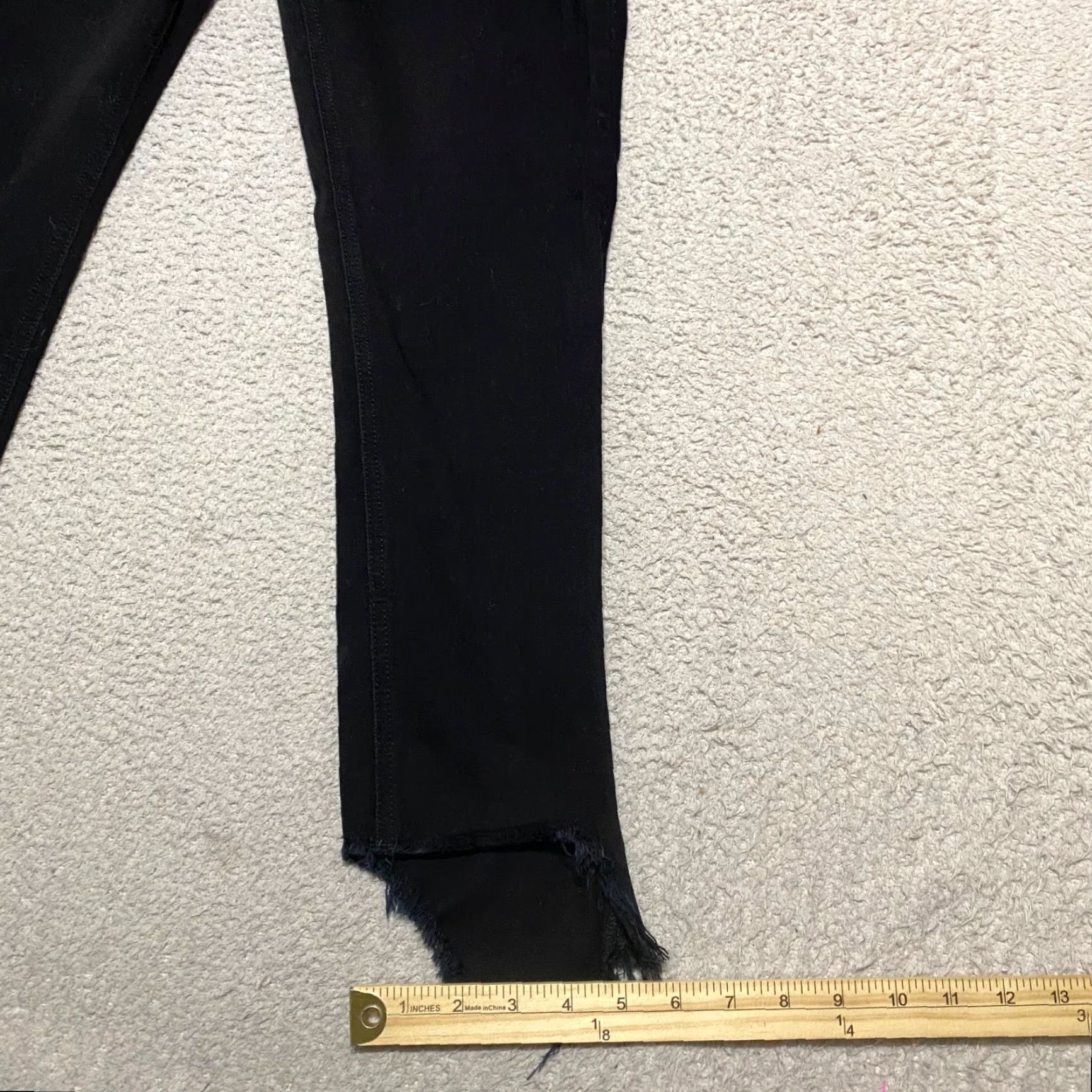 Rag & Bone rag & bone Jeans Capri Womens 29 Black Denim High Rise Slim 5-Pocket Style Vintage No - 29 Inseam 26 in United States Mens Womens Girls Size 29" - 5 Thumbnail