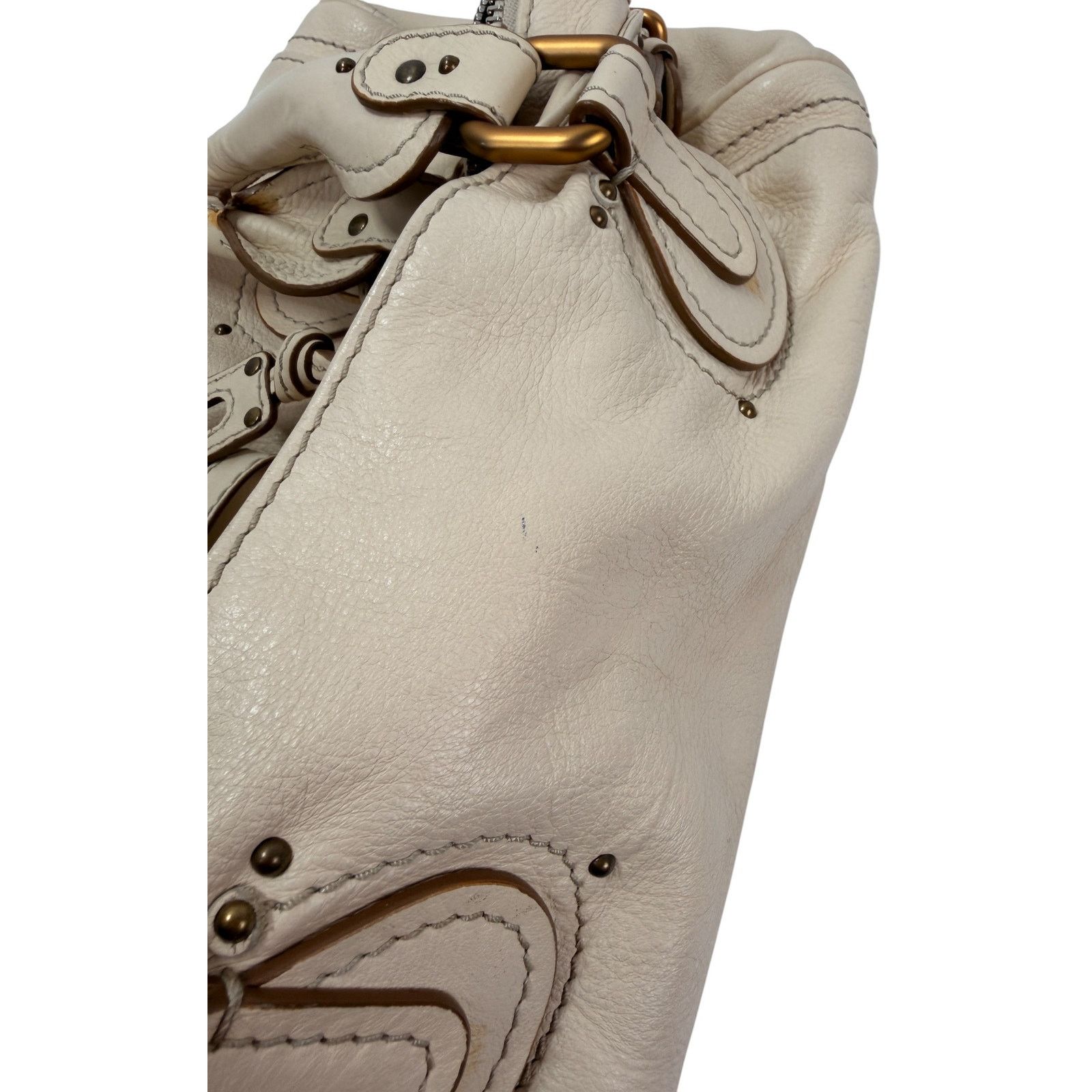 Chloe Chloe Ivory Paddington Medium Satchel Bag Size ONE SIZE - 14 Thumbnail