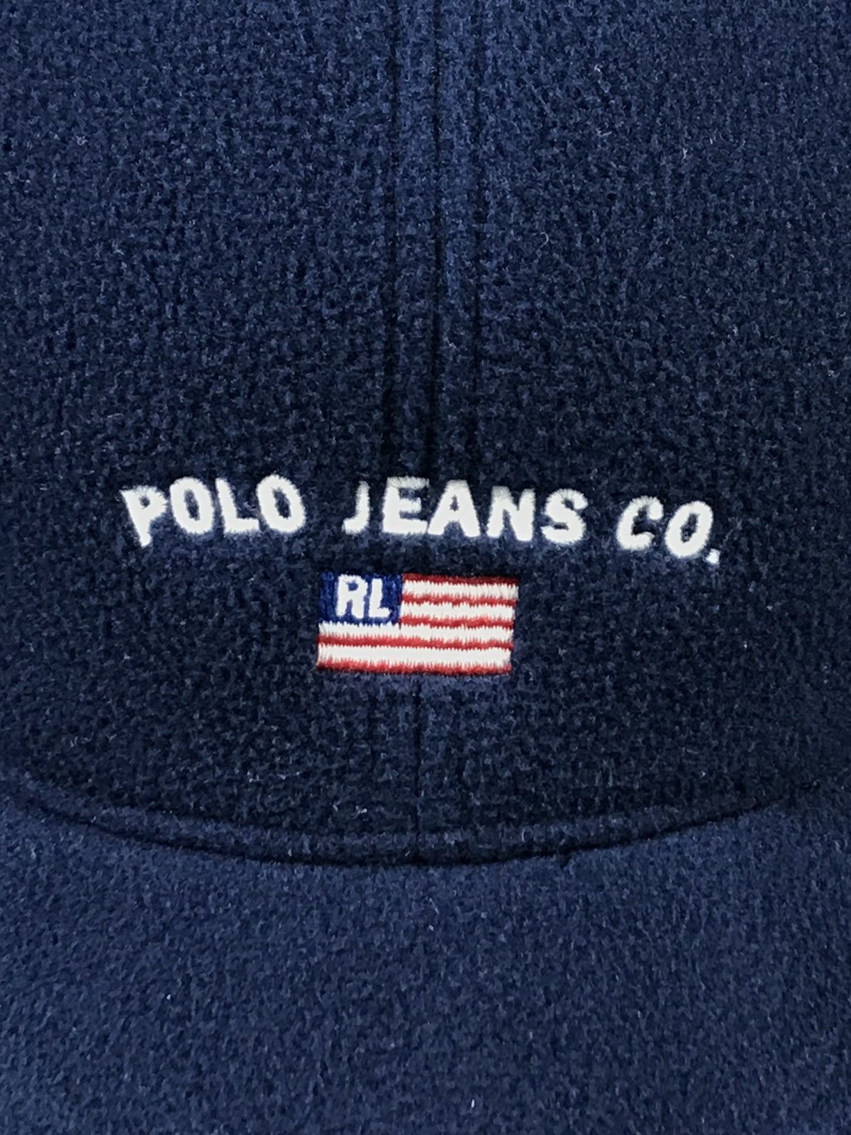 Lauren Ralph Lauren × Vintage Vintage Polo Jeans Co Ralph Lauren Fleece Cap Size ONE SIZE - 4 Thumbnail