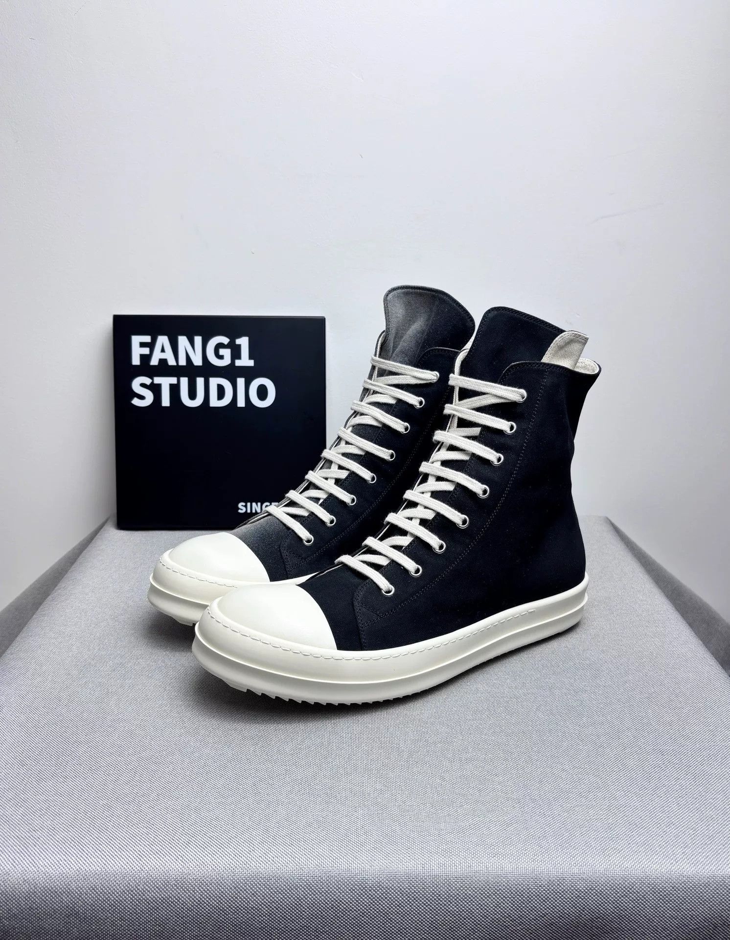 Rick Owens Rick Owens Multi Hitop Sneakers 10.5 Men Size US 10.5 / EU 43-44 - 1 Thumbnail