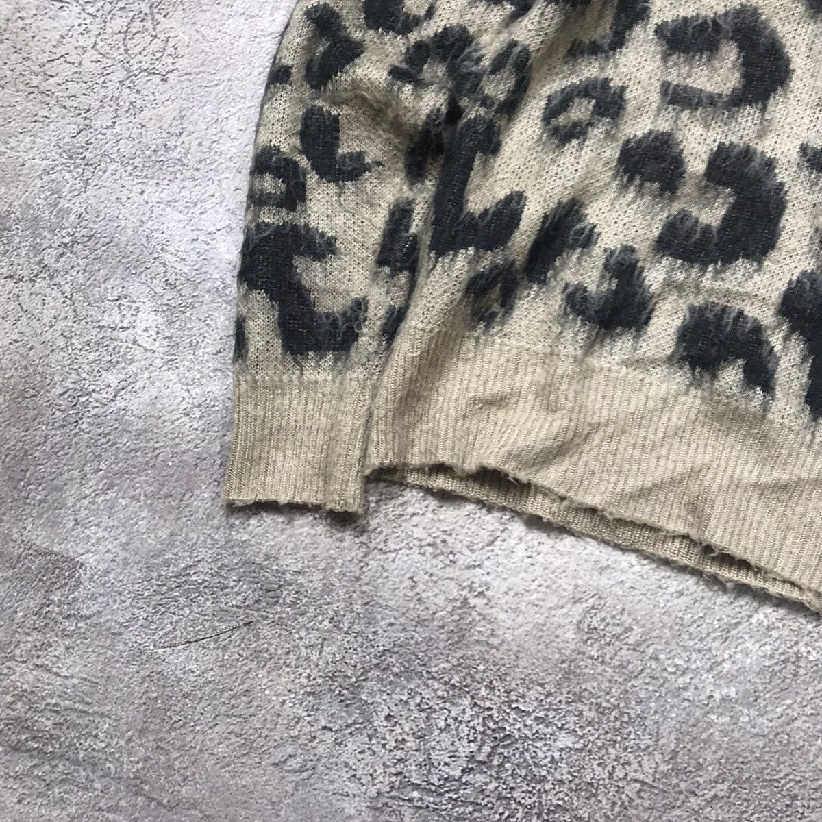 Hysteric Glamour Vintage Y2K ABSTRACT MOHAIR SWEATER Knitted Oversized 90s Size M / US 6-8 / IT 42-44 - 4 Thumbnail
