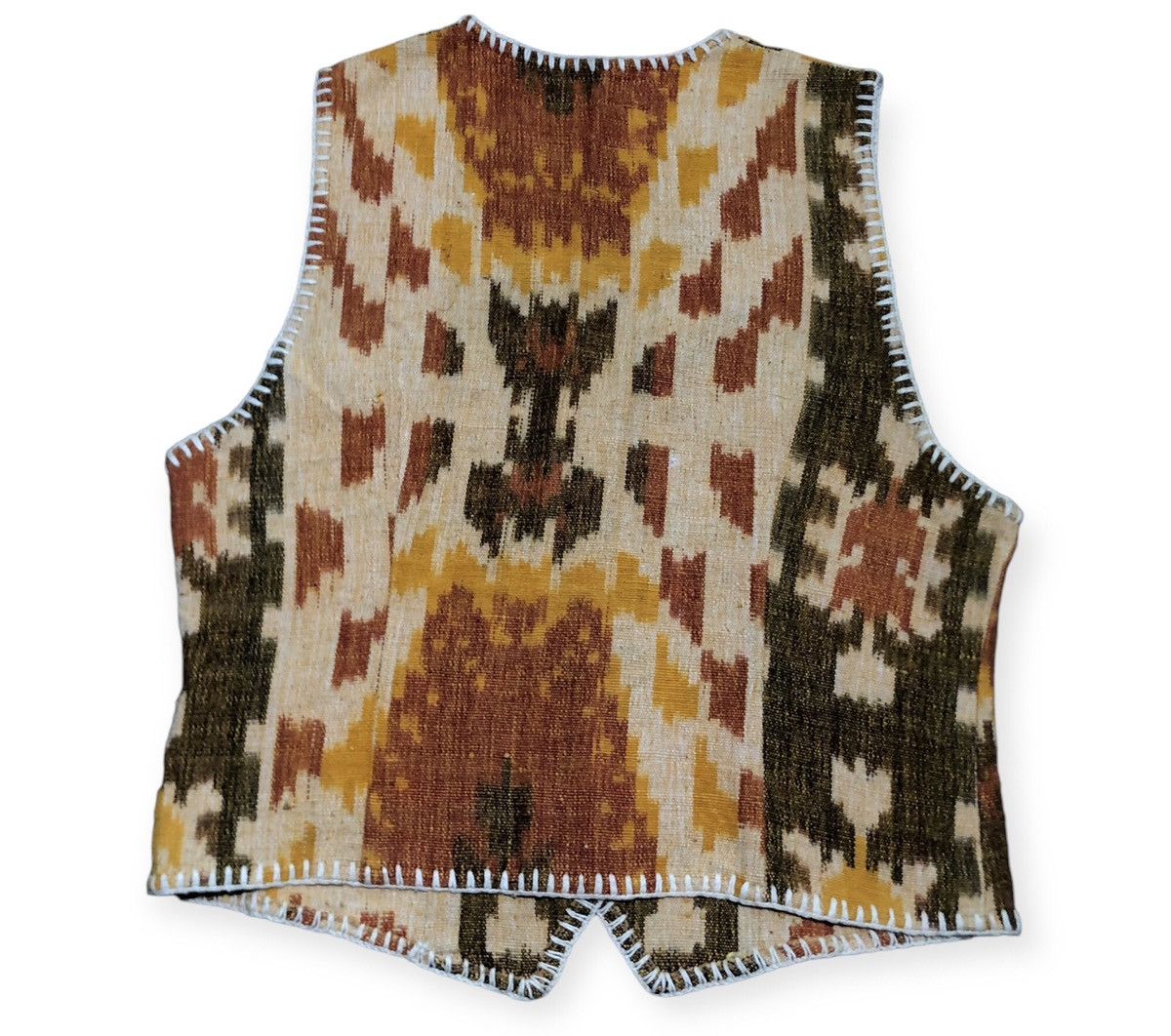 Native × Vintage Vintage Ethnic Native Navajo Blanket Vest Iconic Design Size US M / EU 48-50 / 2 - 3 Thumbnail