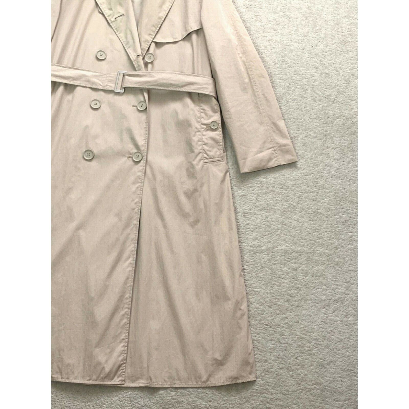 Lacoste Women's LACOSTE Long Trench Coat Jacket SZ EU 36 UK 8 US 4 S Size S / US 4 / IT 40 - 8 Thumbnail