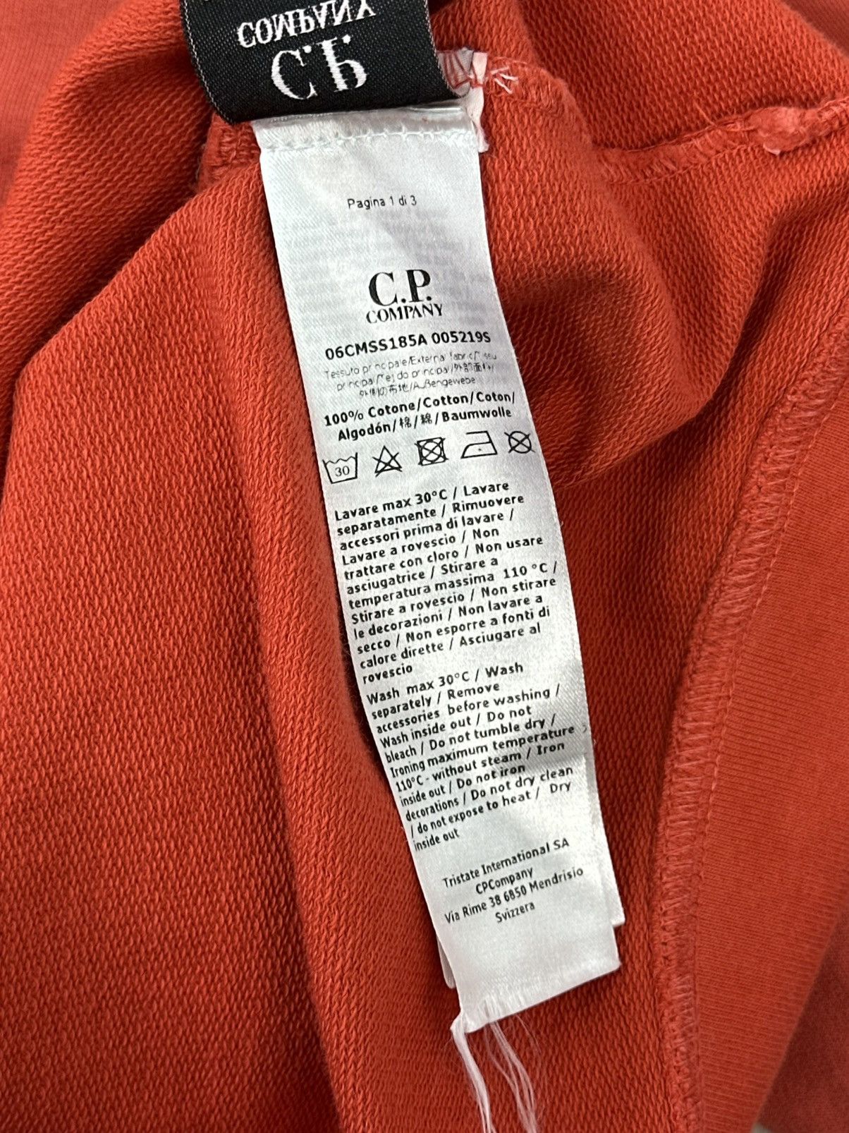 C.P. Company C.P. Comany Re-colour Orange Cotton Long Sleeve With Lens Size US L / EU 52-54 / 3 - 12 Thumbnail