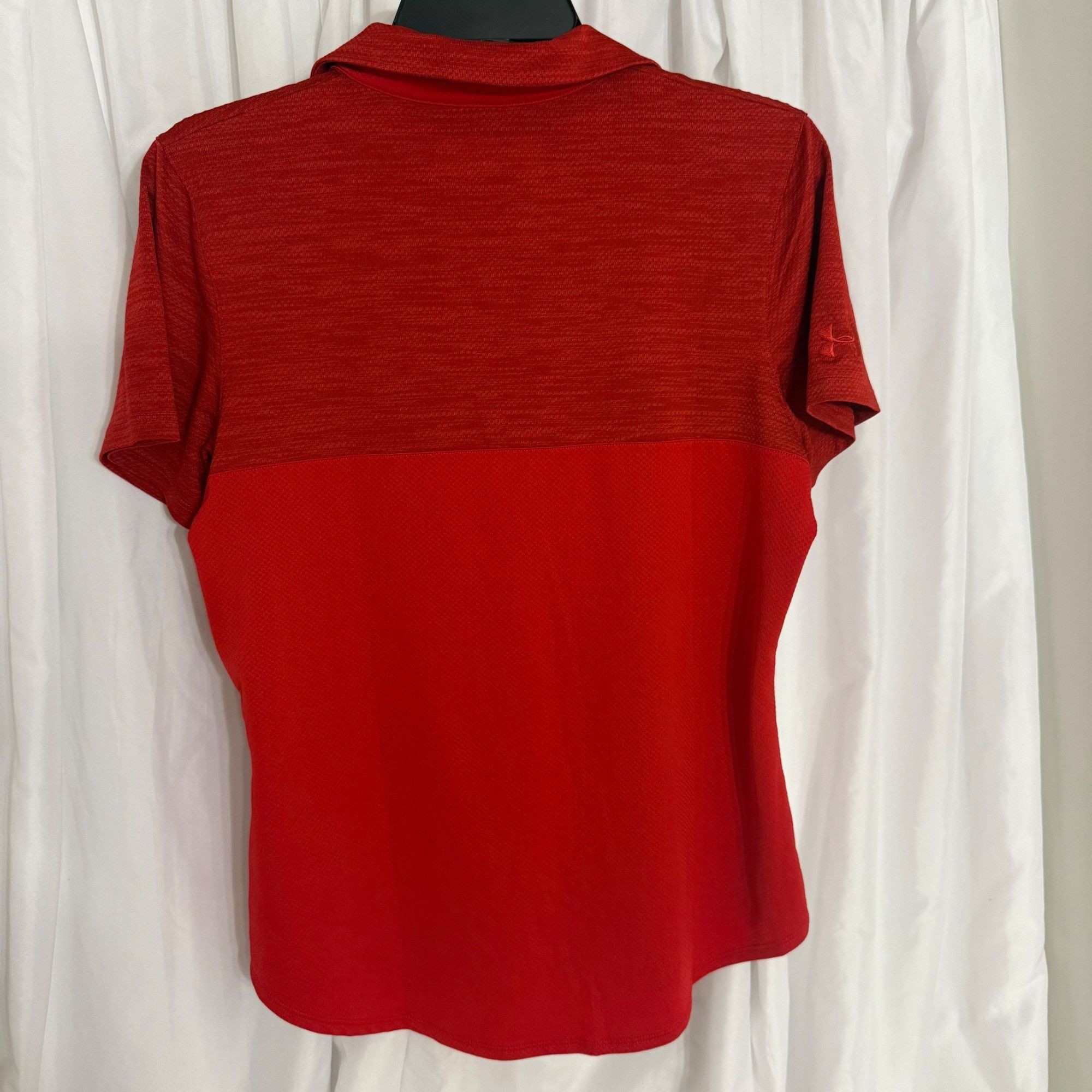 Under Armour Under Armour Womens Red HeatGear Activewear Polo Shirt S Gol Size S / US 4 / IT 40 - 4 Thumbnail