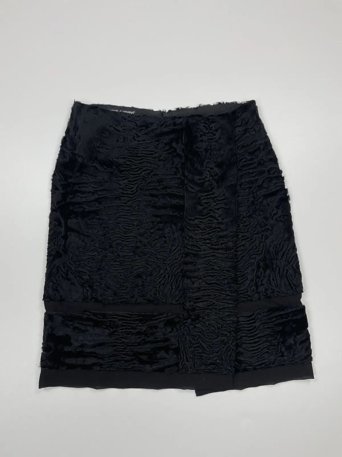 Dolce & Gabbana VINTAGE 2000s Dolce&Gabbana LAMBSKIN SILK SKIRT ARCHIVE Size 27" / US 4 / IT 40 - 9 Thumbnail