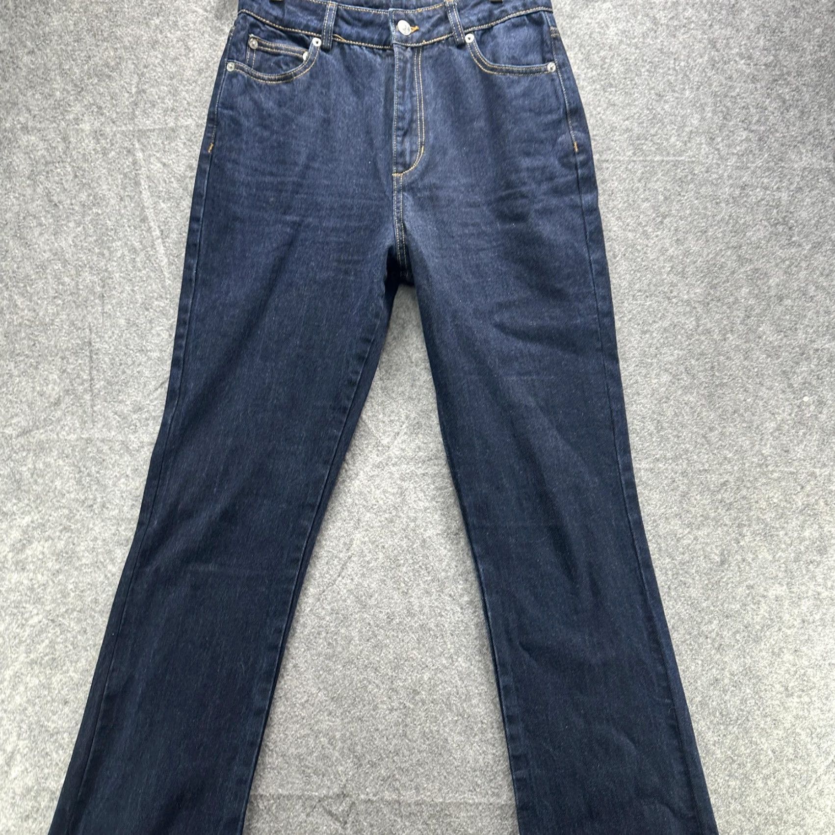 SER.O.YA SER.O.YA Jeans Womens 26 Blue Rinse High Rise Straight Selvedge Denim 5 Pocket Size 26" / US 2 / IT 38 - 3 Thumbnail