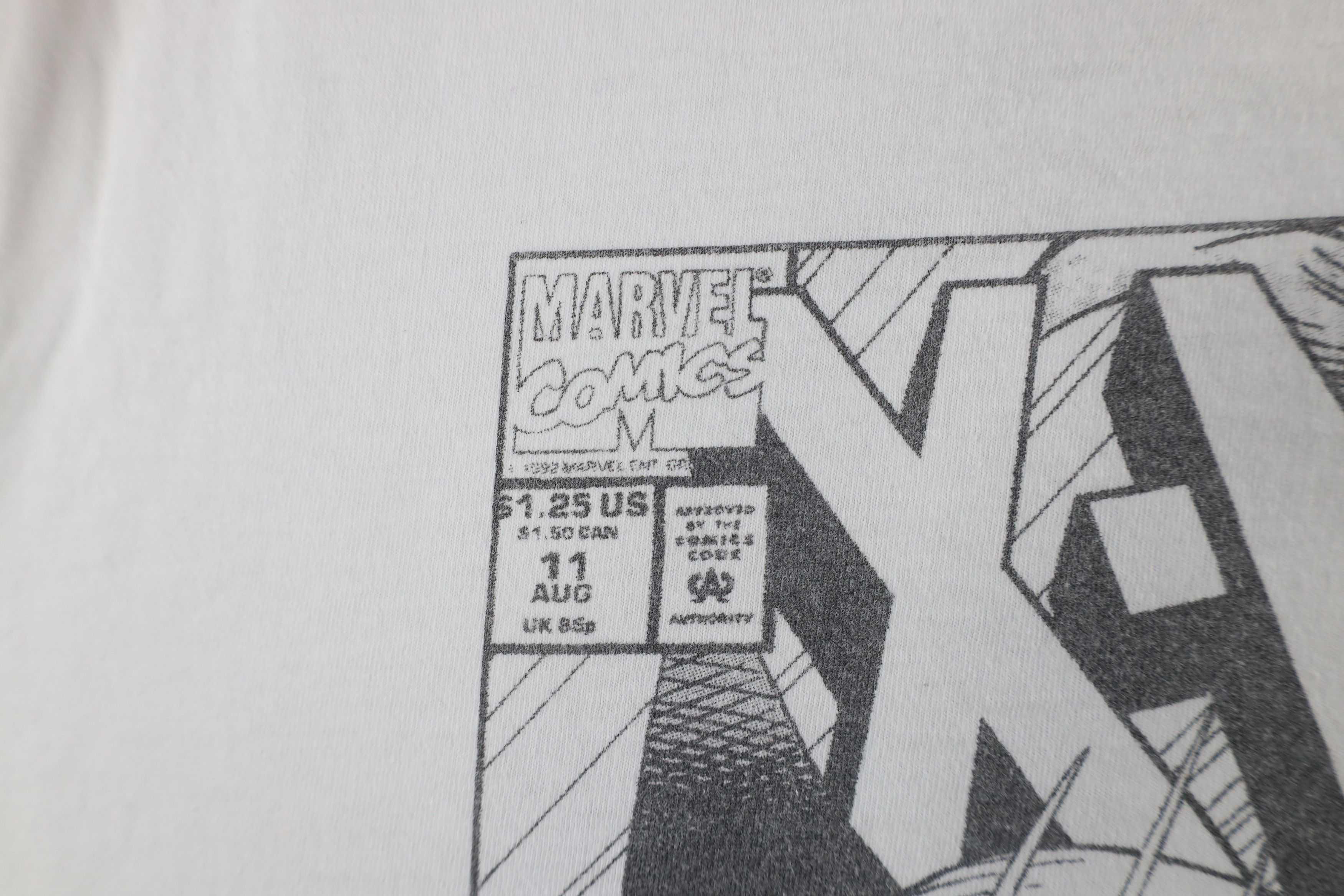 Vintage Retro Marvel Comics Wolverine Scratch Short Sleeve T-Shirt Size US L / EU 52-54 / 3 - 5 Thumbnail