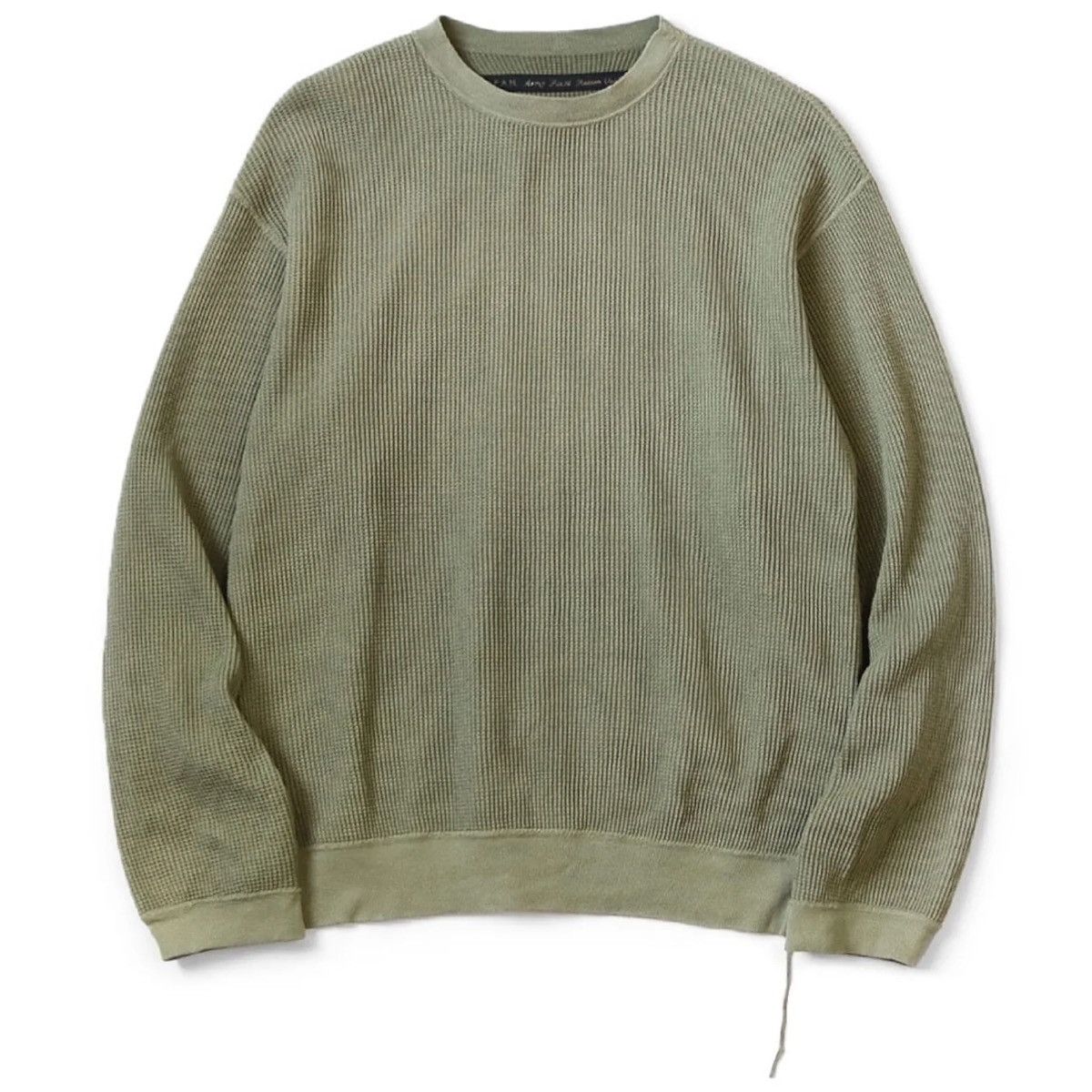 Kapital Kapital Eco Waffle Big Crew Sweatshirt Size US L / EU 52-54 / 3 - 1 Thumbnail