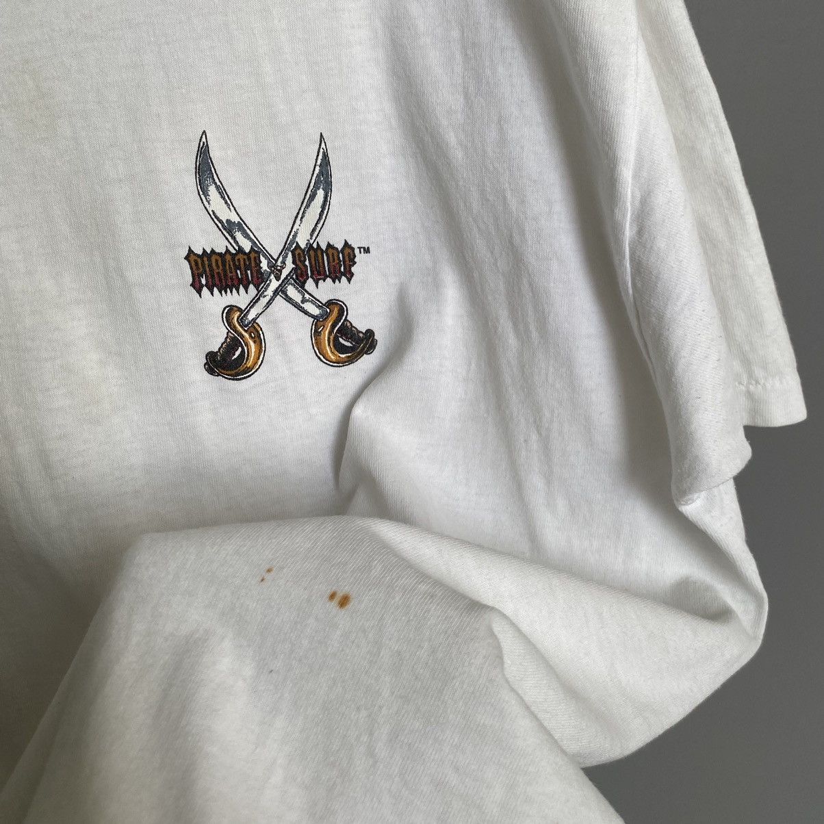 Vintage Thrashed Vintage 90s Pirate Surf ERD GRUNGE GRAIL OG TEE Size US XL / EU 56 / 4 - 10 Thumbnail