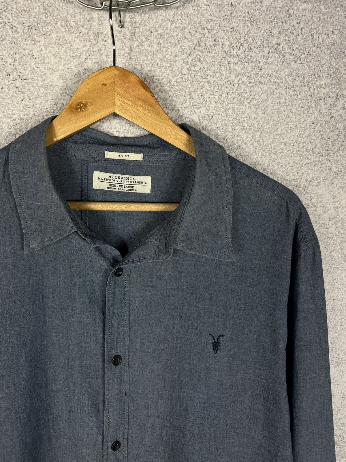 Allsaints Allsaints Long sleeve Shirt Size US XXL / EU 58 / 5 - 2 Thumbnail