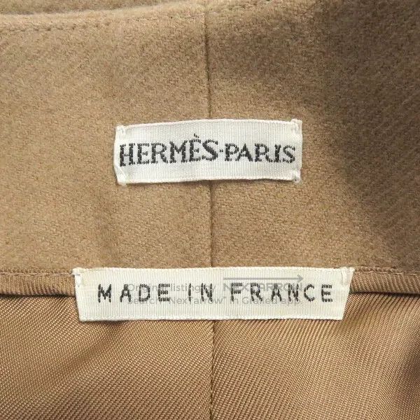 Hermes Hermes Camel hair zippered skirt Size 42" / US 20 - 6 Thumbnail