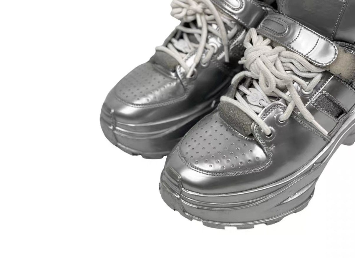 Maison Margiela Maison Margiela 22 Liquid Silver Platform Casual Shoes J31 Size US 5.5 / EU 38 - 2 Thumbnail