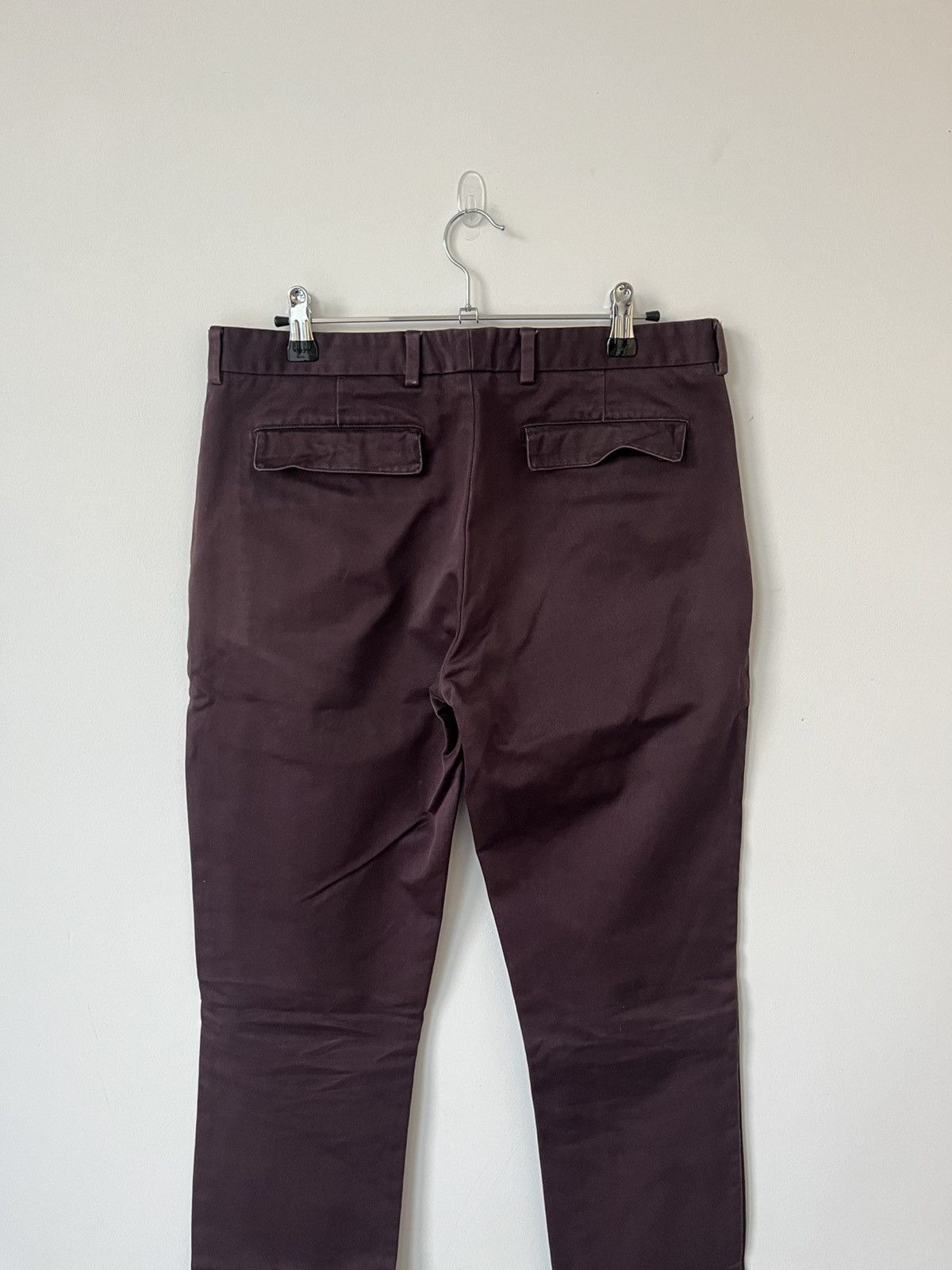 Dior Dior Homme bordeaux trousers Size US 32 / EU 48 - 3 Thumbnail