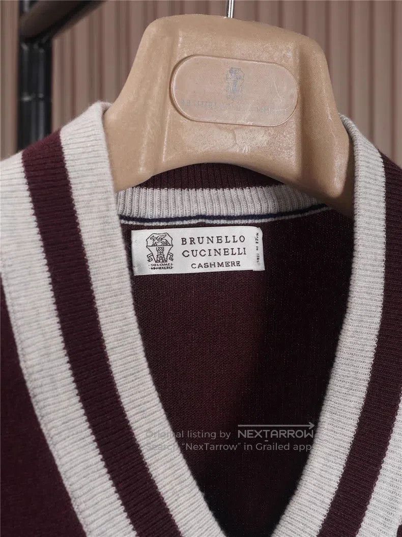 Brunello Cucinelli Brunello Cucinelli Double-plied Cashmere Vest Size US M / EU 48-50 / 2 - 3 Thumbnail