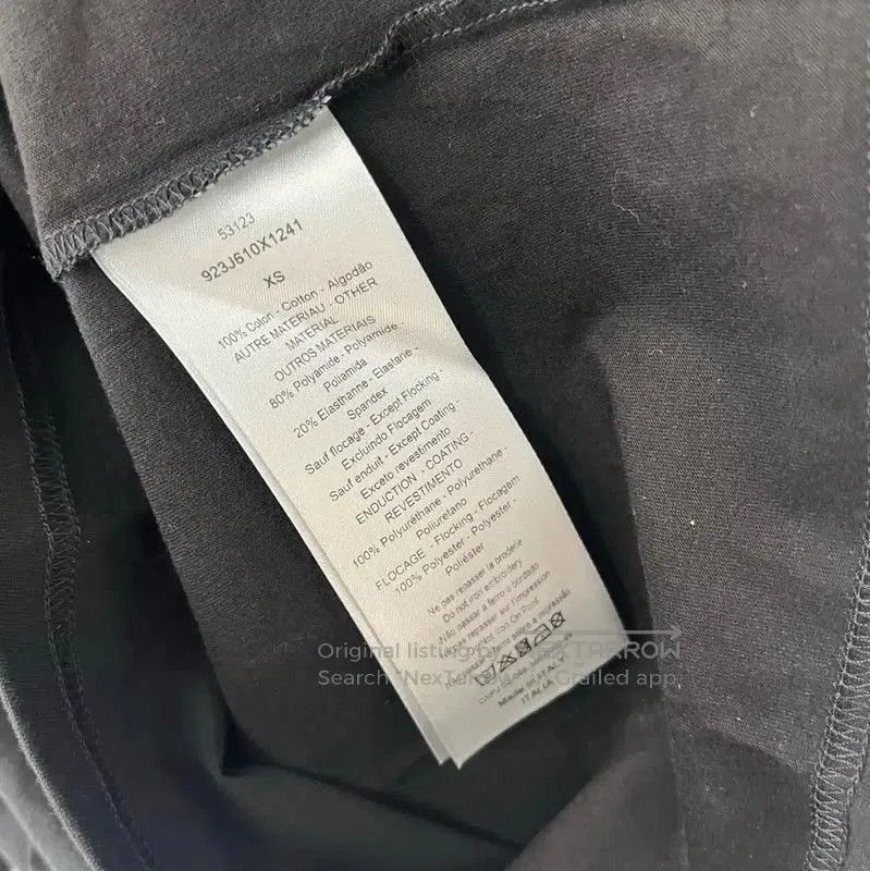 Dior Dior Black Cotton Short Sleeve T. Size XS / US 0-2 / IT 36-38 - 5 Thumbnail