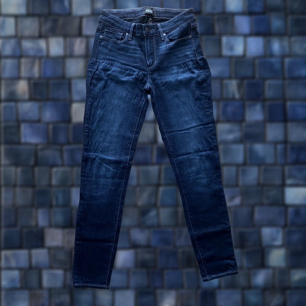 Paige Paige Jeans Women’s 26x28 Denim Verdugo Ankle Slim Mid Rise Blue Stretch 5-Pocket Jeans Womens Size 26" / US 2 / IT 38 - 1 Thumbnail