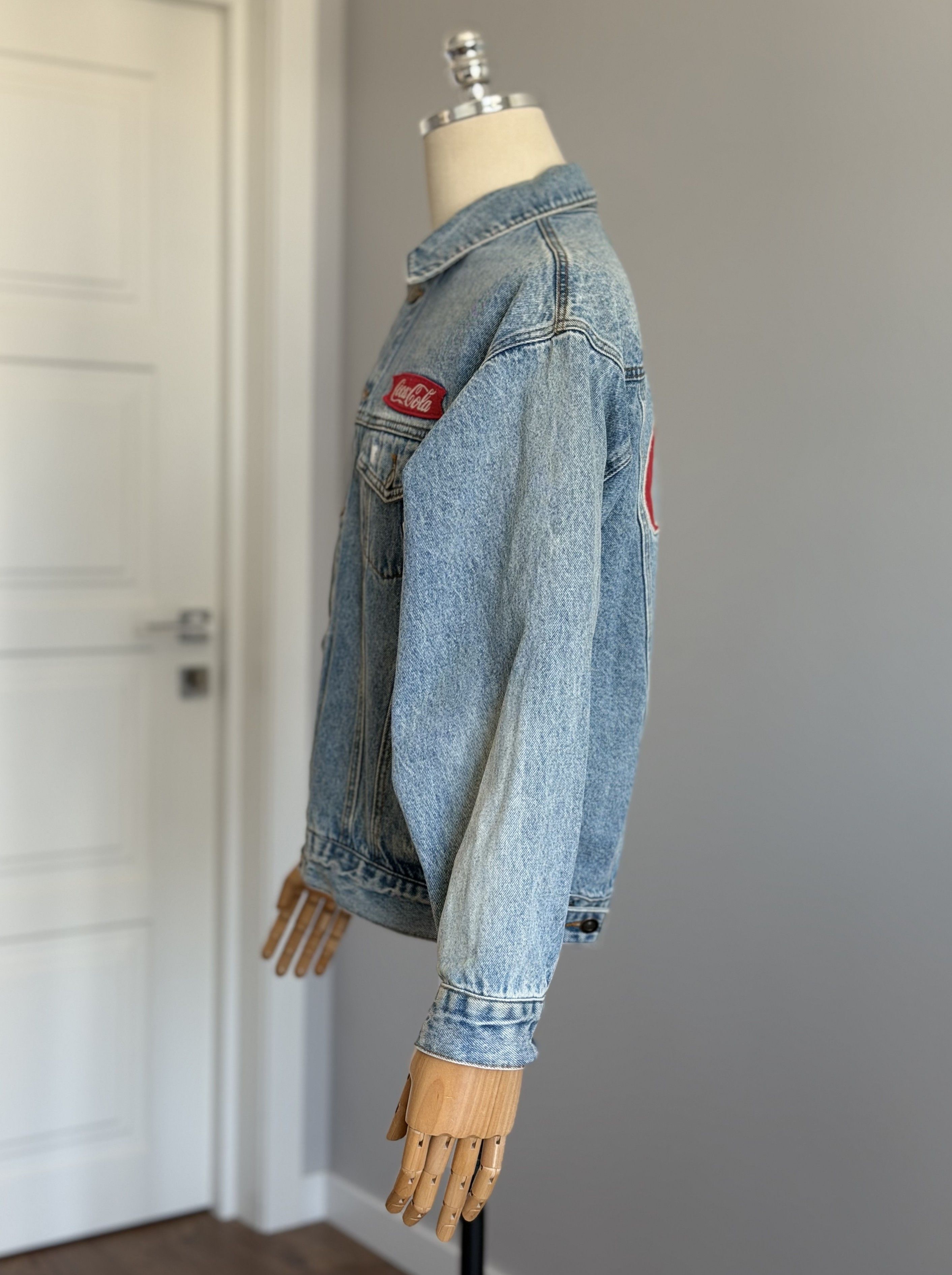 Coca Cola COCA-COLA Forever 21 Vintage Denim Unisex Jackets Oversize S Size US S / EU 44-46 / 1 - 22 Thumbnail