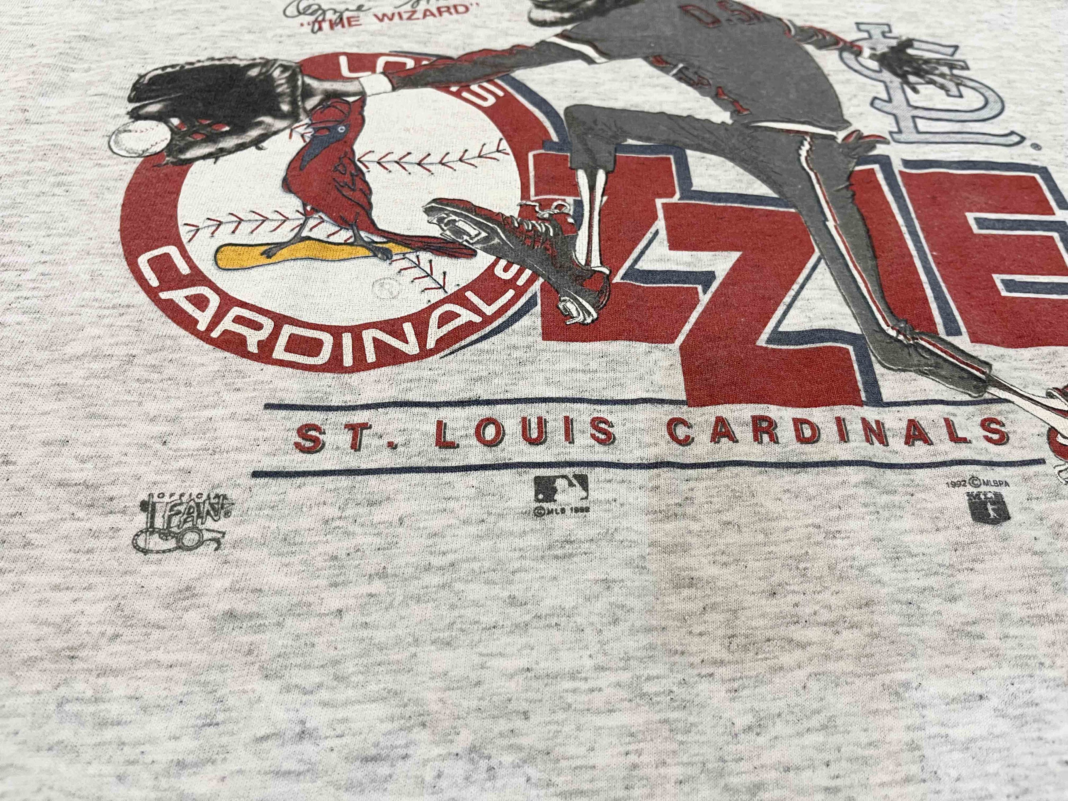 Vintage Vintage Artex 1992 MLB Ozzie Smith Cardinals T-Shirt Size US M / EU 48-50 / 2 - 4 Thumbnail