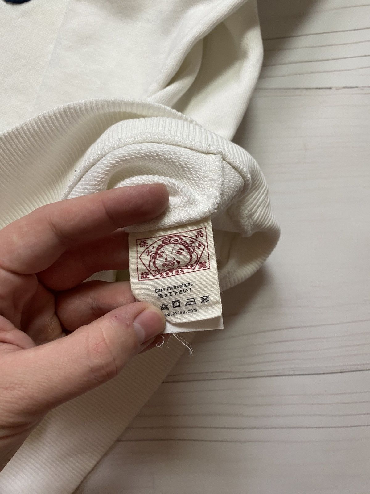 Evisu × Japanese Brand Vintage Evisu Script Big logo japanes y2k sweatshirt Size US S / EU 44-46 / 1 - 4 Thumbnail