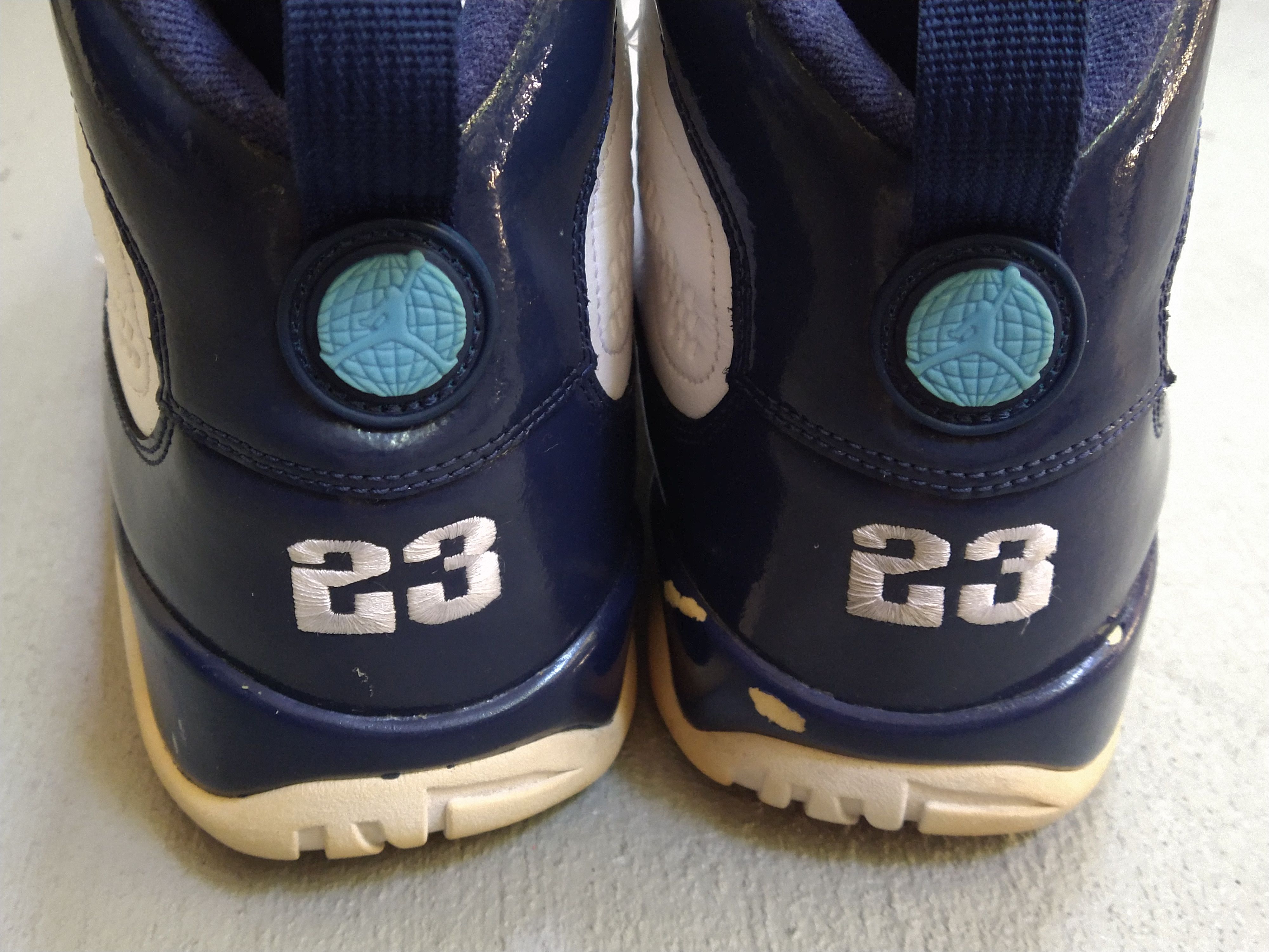 Jordan Brand Nike Air Jordan 9 Retro Pearl Blue Size 13 302370-145 Size US 13 / EU 46 - 16 Thumbnail