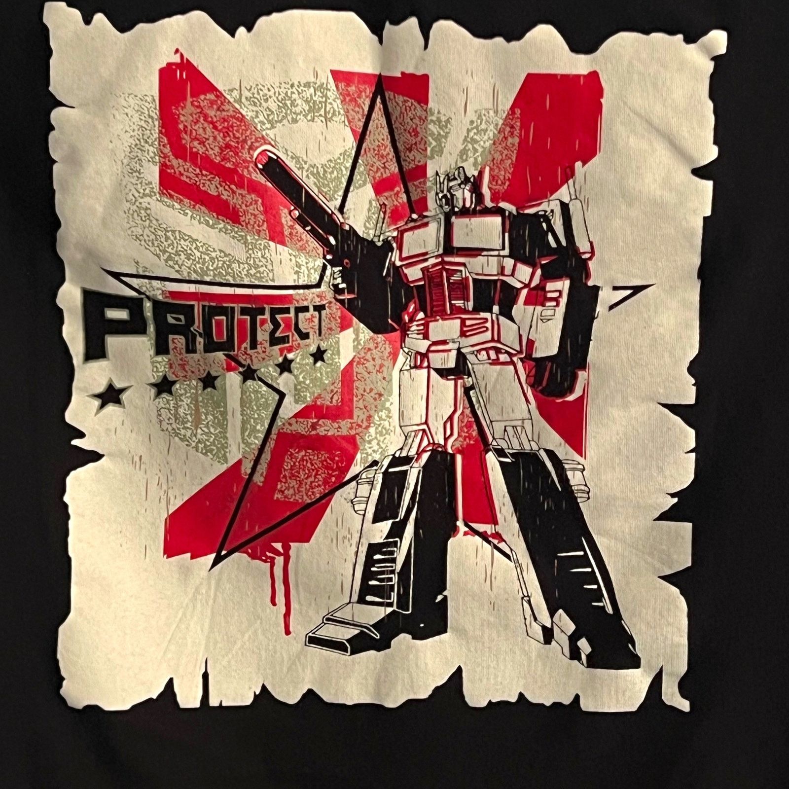 Transformers Transformers Optimus Prime T-Shirt XL Black 2009 Graphic Tee Size US XL / EU 56 / 4 - 2 Thumbnail