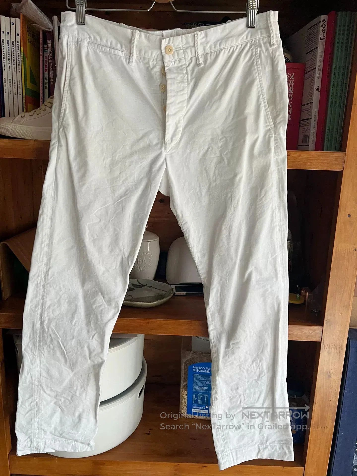 RRL Ralph Lauren RRL Double RL White Officer Pants. Size US 32 / EU 48 - 1 Thumbnail