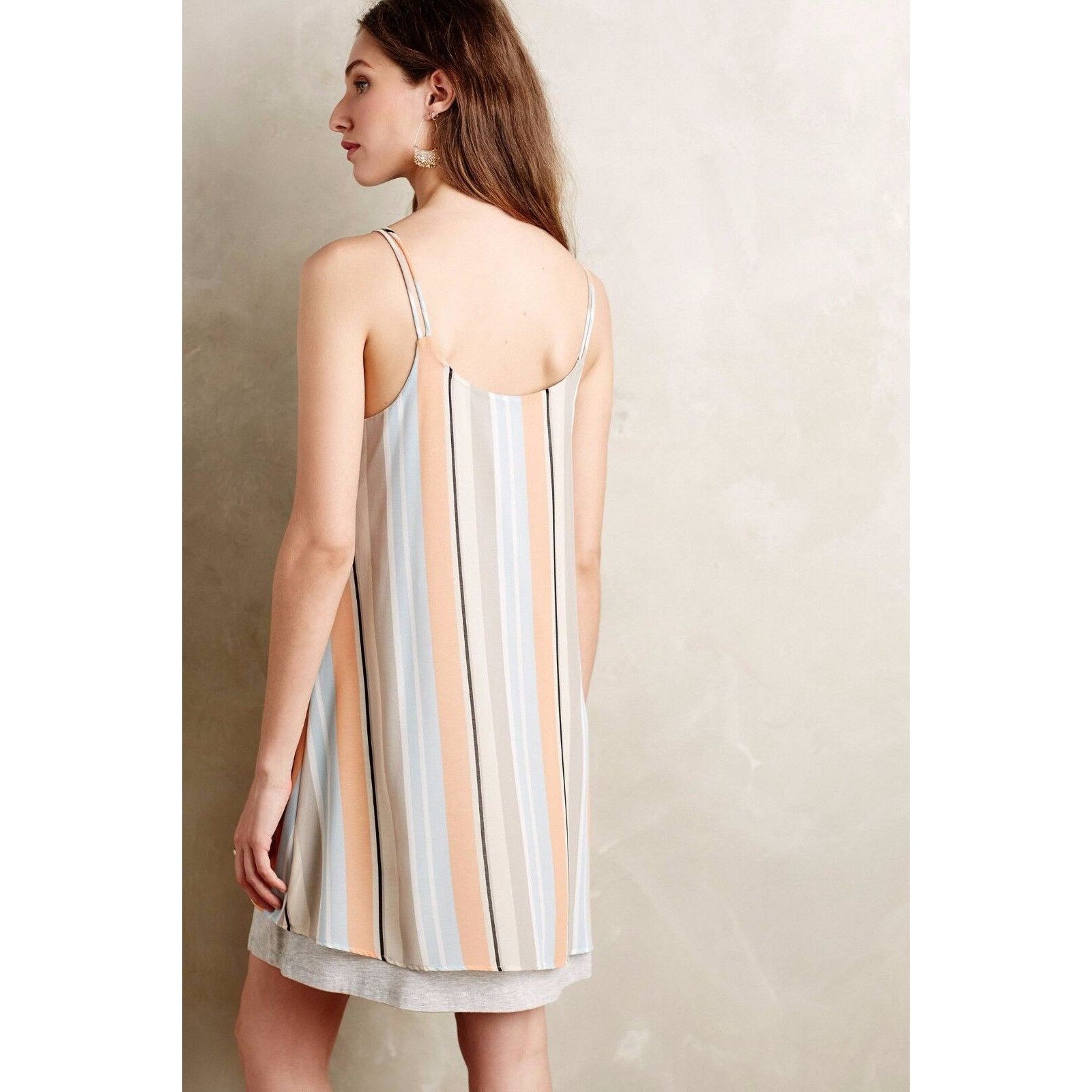 Anthropologie New Anthropologie Layered Laurel Dress by Dolan Left Coast Size L / US 10 / IT 46 - 3 Thumbnail