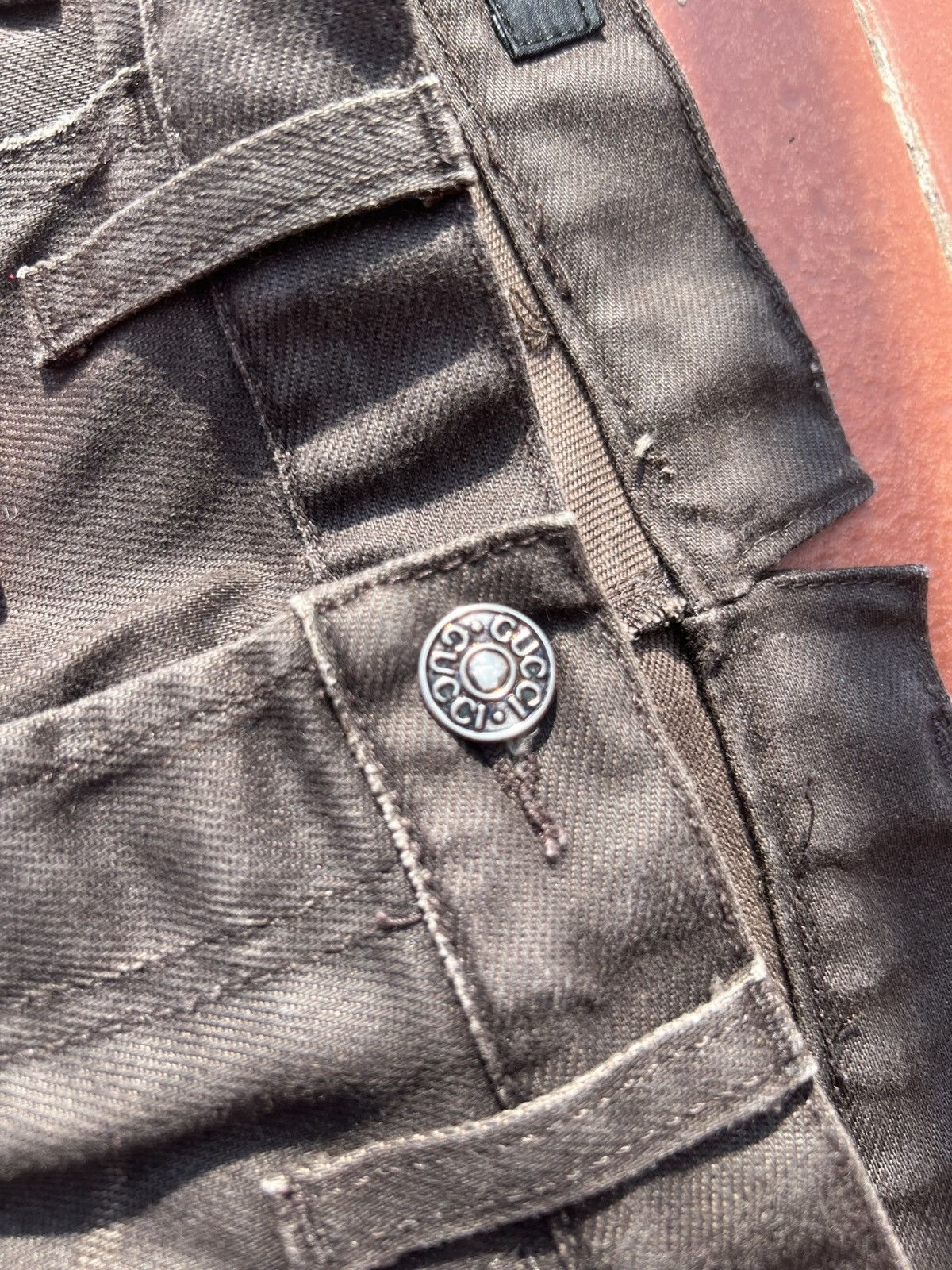 Gucci Gucci waxed jeans archive 2000s Size US 30 / EU 46 - 8 Thumbnail