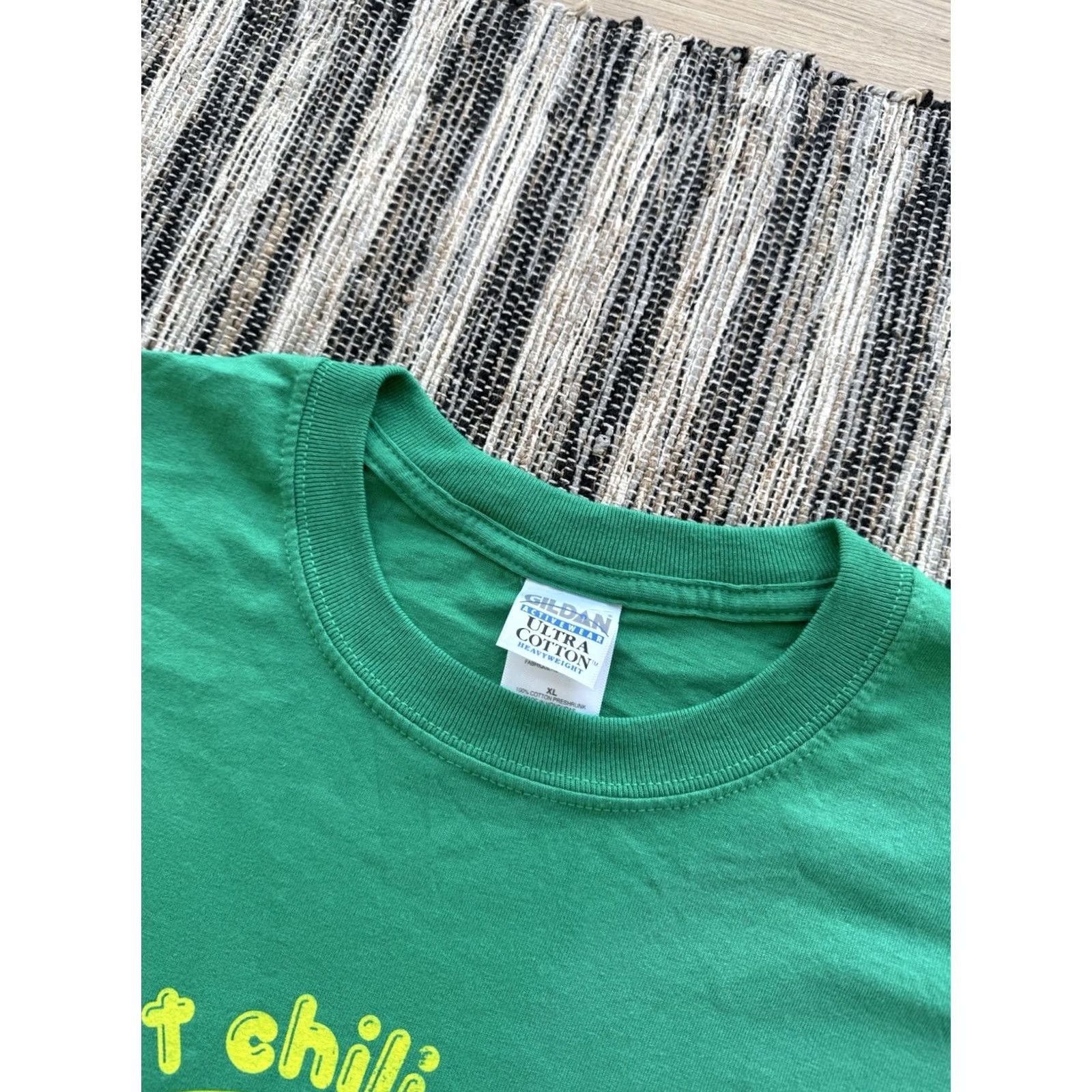 Vintage VINTAGE Red Hot Chili Peppers T-Shirt XL Green Rock Band Shirt Mens 2003 RHCP Sz XL Short Sleeve Graphic Print Vintage Shirt Size US XL / EU 56 / 4 - 6 Thumbnail
