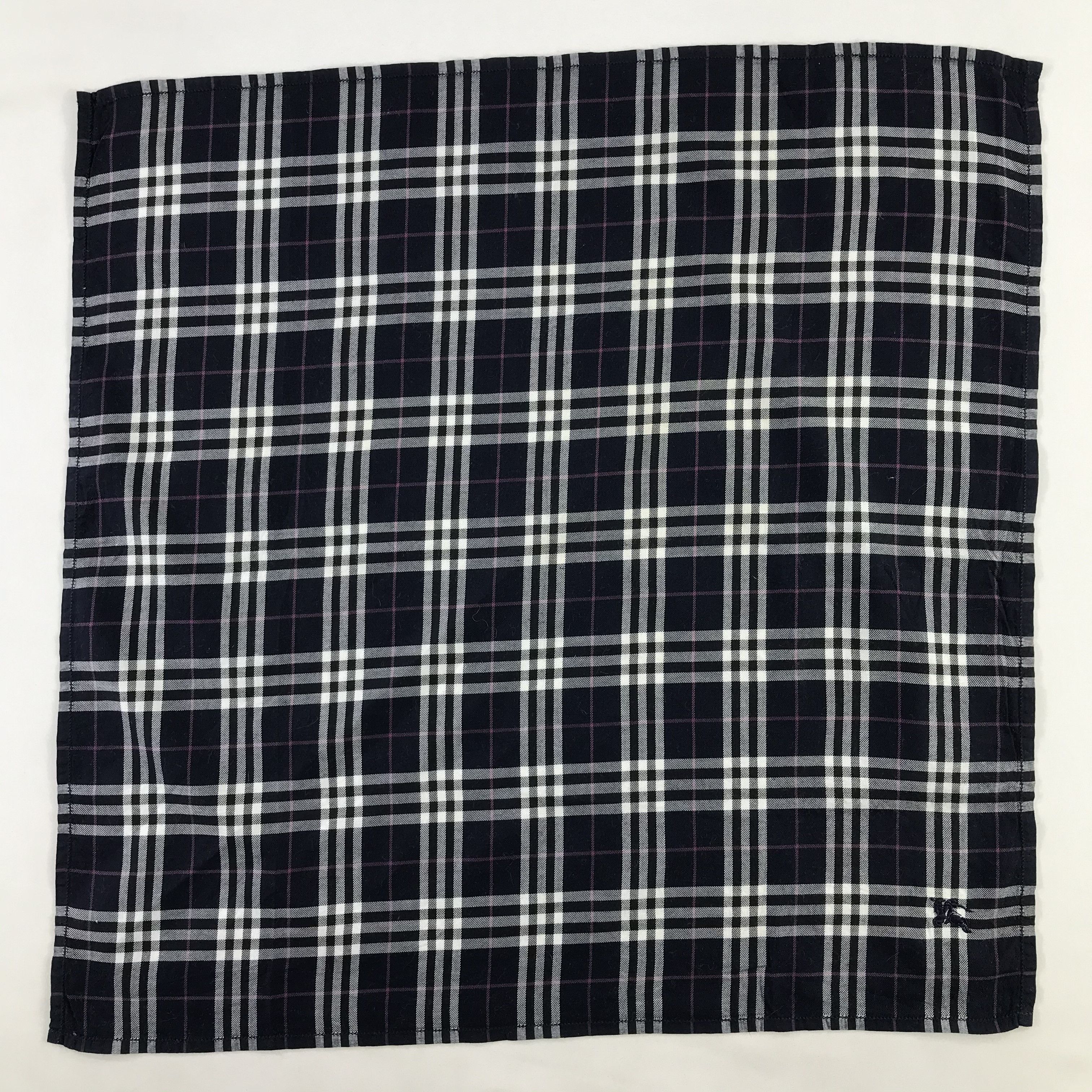 Burberry × Vintage Burberry Bandana / Handkerchief / Neckerchief - S1073 Size ONE SIZE - 1 Thumbnail