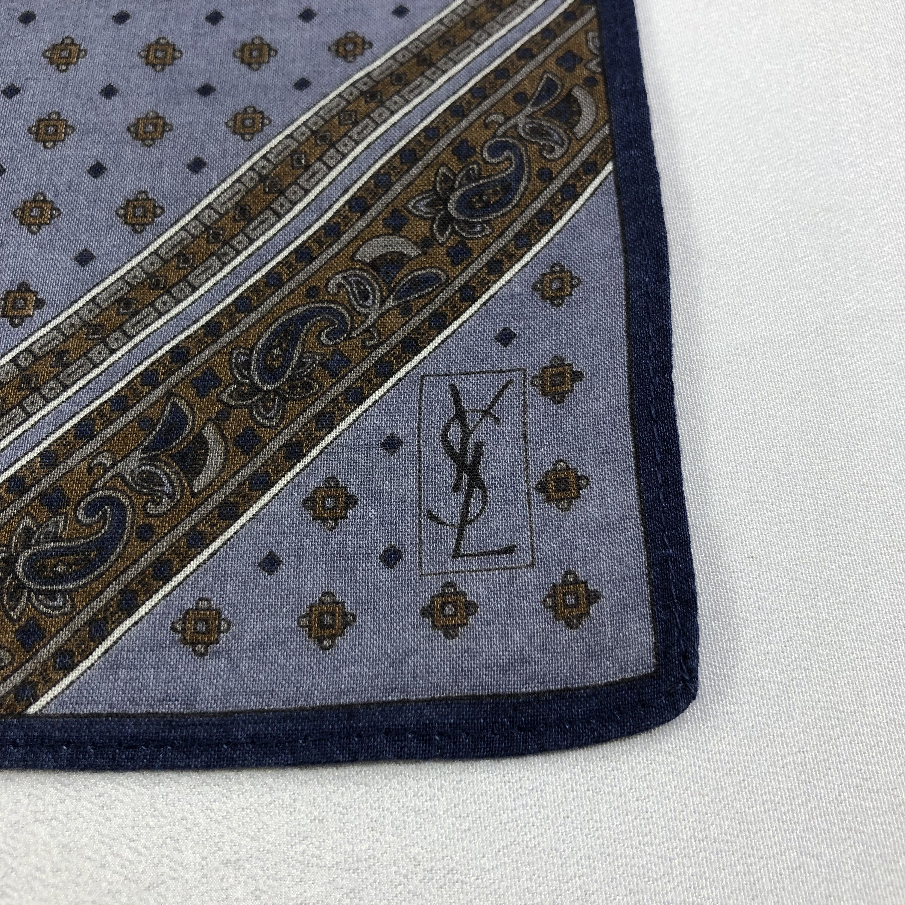 Yves Saint Laurent YSL Handkerchief Neckerchief Bandana H2204 Size ONE SIZE - 4 Thumbnail