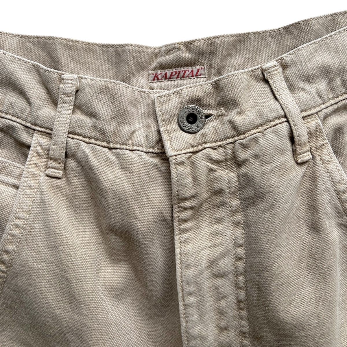 Kapital × Kapital Kountry VINTAGE KAPITAL BUCKLE BACK CANVAS PANTS Size US 30 / EU 46 - 6 Thumbnail