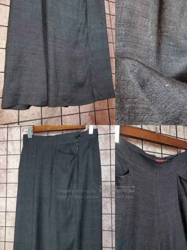 Kenzo KENZO Summer Dark Gray Silk Casual Pants . Size 23" - 8 Thumbnail