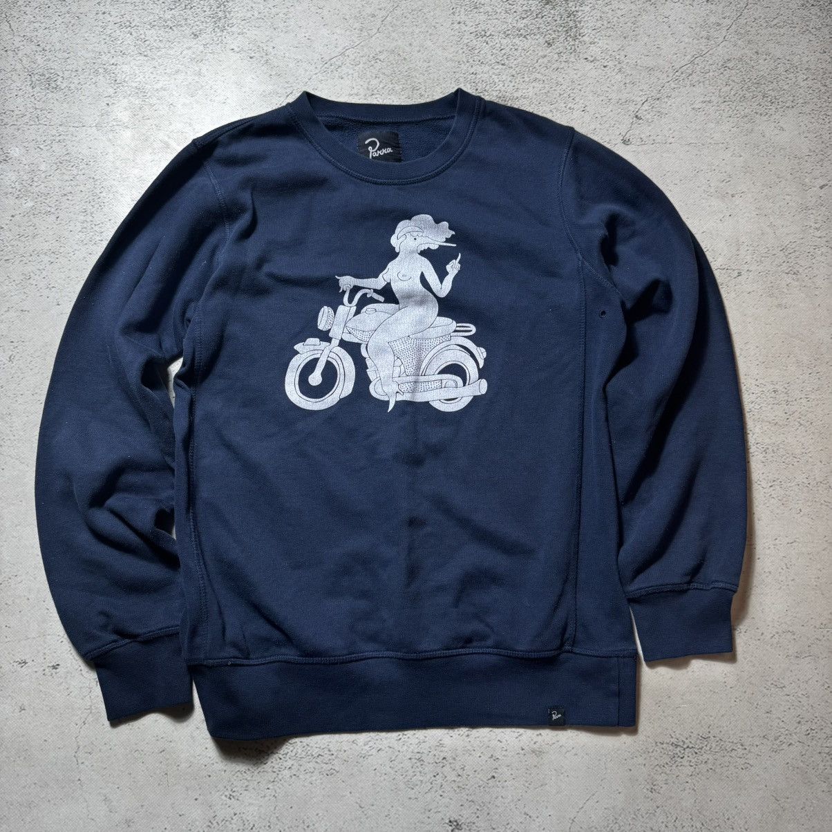 By Parra × Parra vintage y2k sexy sweatshirt parra naked girl on a motorcycle Size US S / EU 44-46 / 1 - 1 Thumbnail