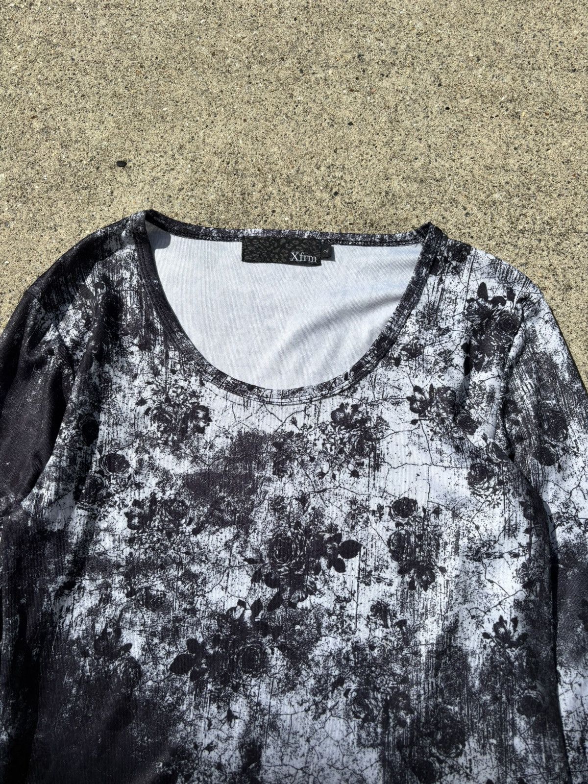 Other XFRM Visual Kei Jap Grunge Painted Fauna Washed Longsleeve Size US M / EU 48-50 / 2 - 2 Thumbnail