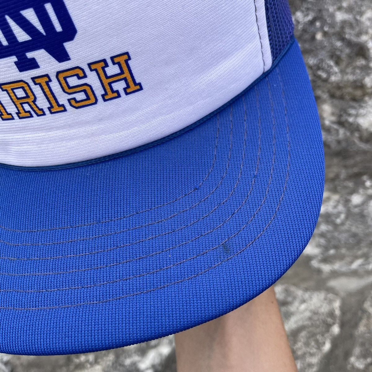 Champion Vintage Notre Dame Irish Champion Youngan Trucker Hat Size ONE SIZE - 6 Thumbnail