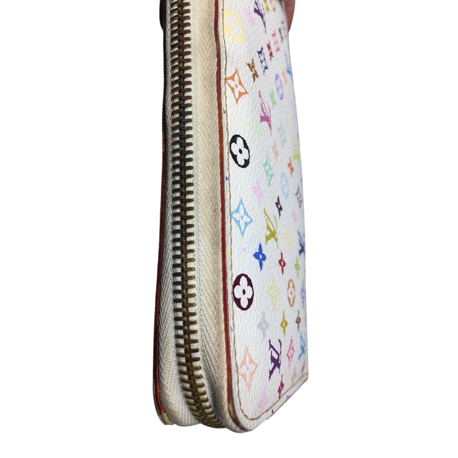 Louis Vuitton Murakami Monogram International Wallet White