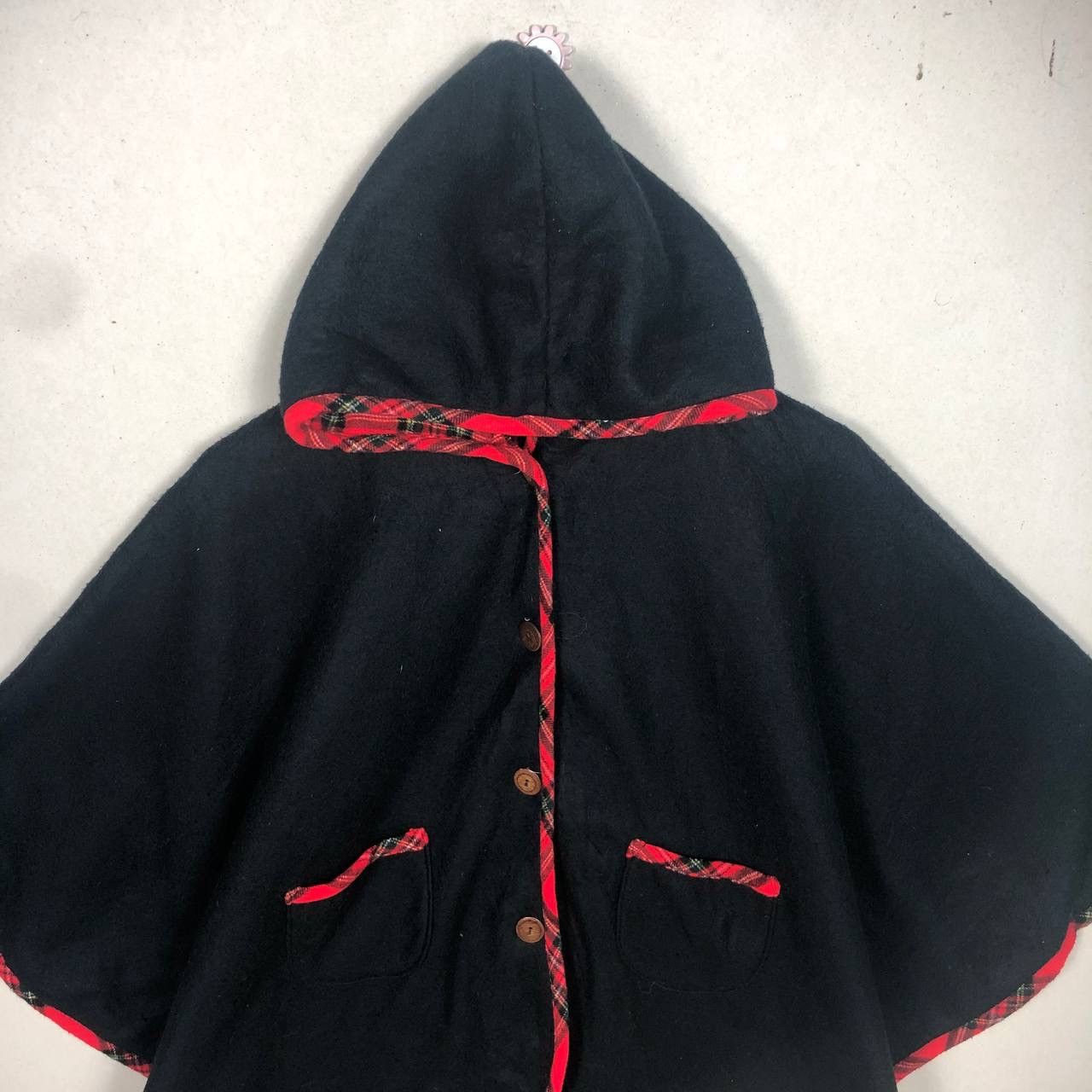 Cloak Vintage Japanese Wool Poncho Cloaks Capes m Size US L / EU 52-54 / 3 - 3 Thumbnail
