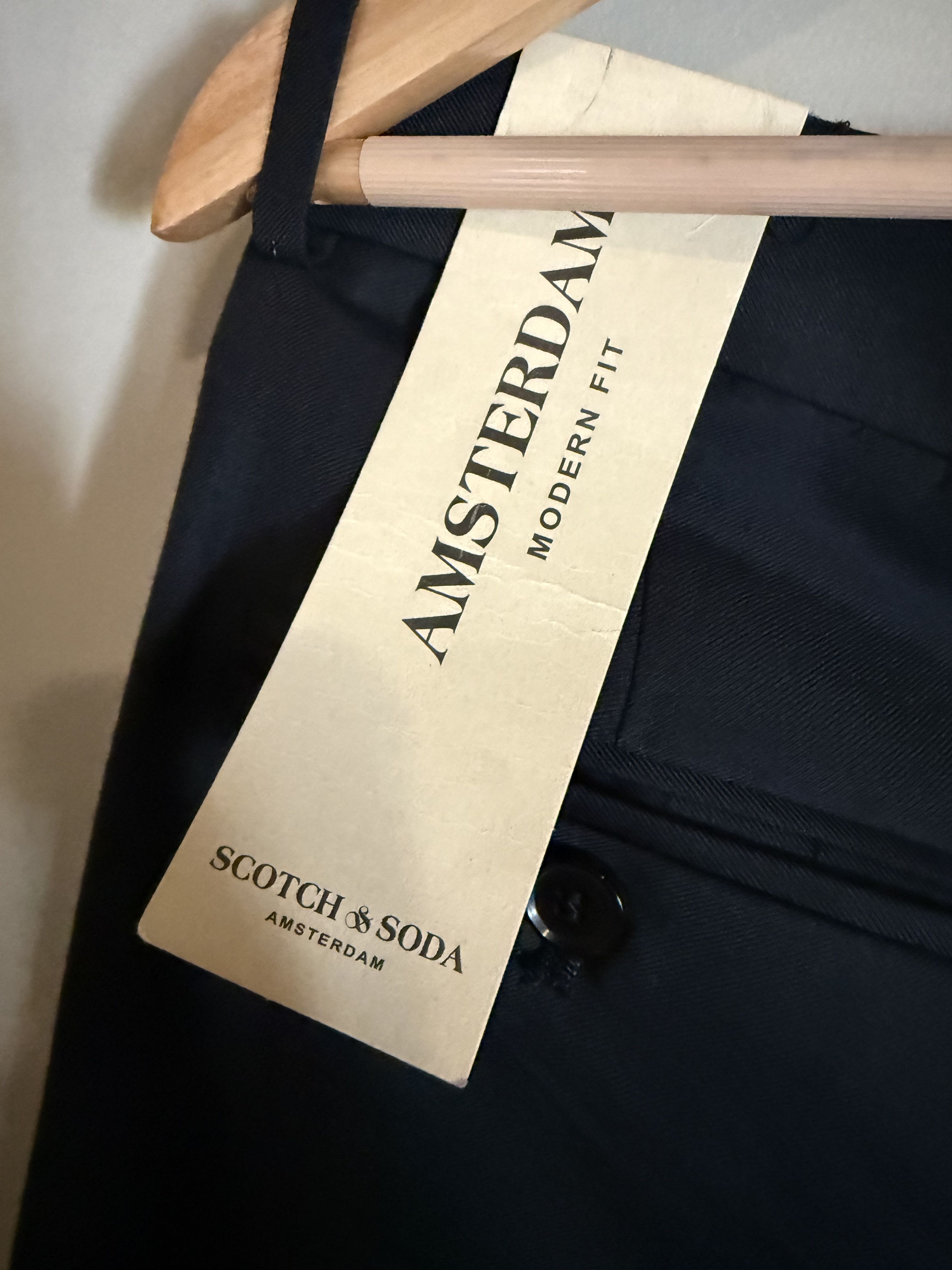 Scotch & Soda Scotch & Soda Dress Trousers, Black, 36x30, New w/ Tags Size 36R - 5 Thumbnail