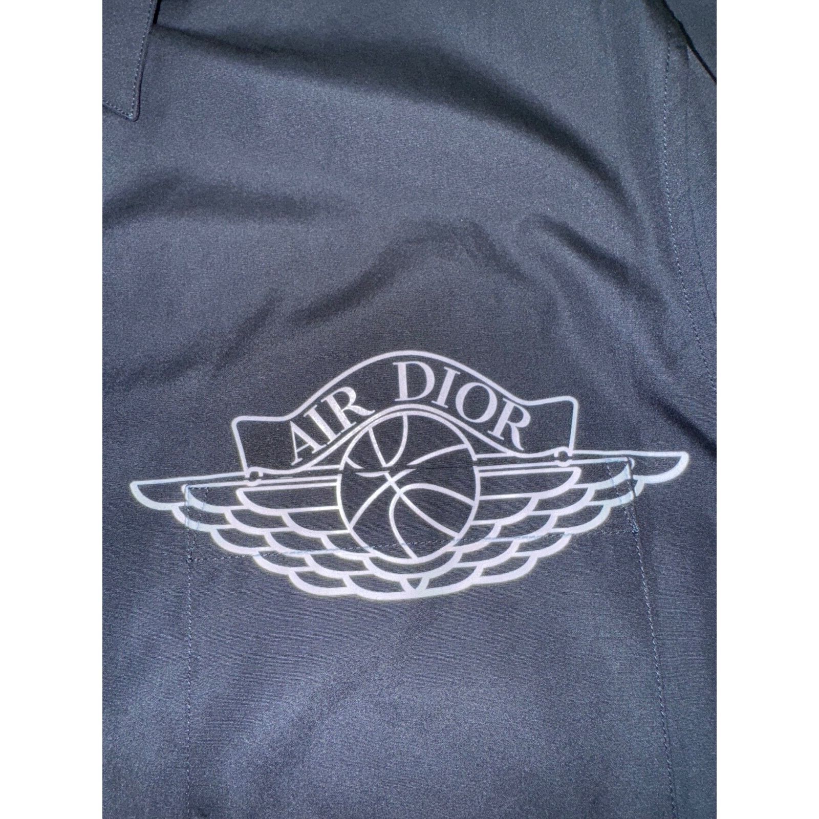 Dior Air Dior Jordan Wing Basketball Blue Logo Short Sleeve Size US M / EU 48-50 / 2 - 3 Thumbnail