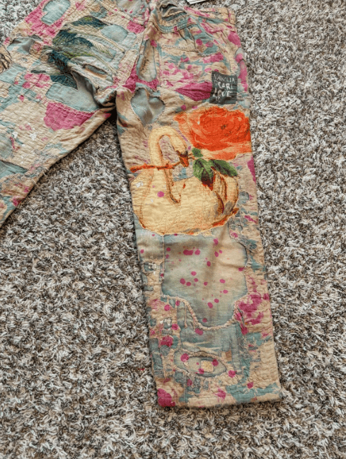Magnolia Pearl Magnolia Pearl Wallpaper Miner Denim #818 NWT Size 34" / US 12 / IT 48 - 7 Thumbnail