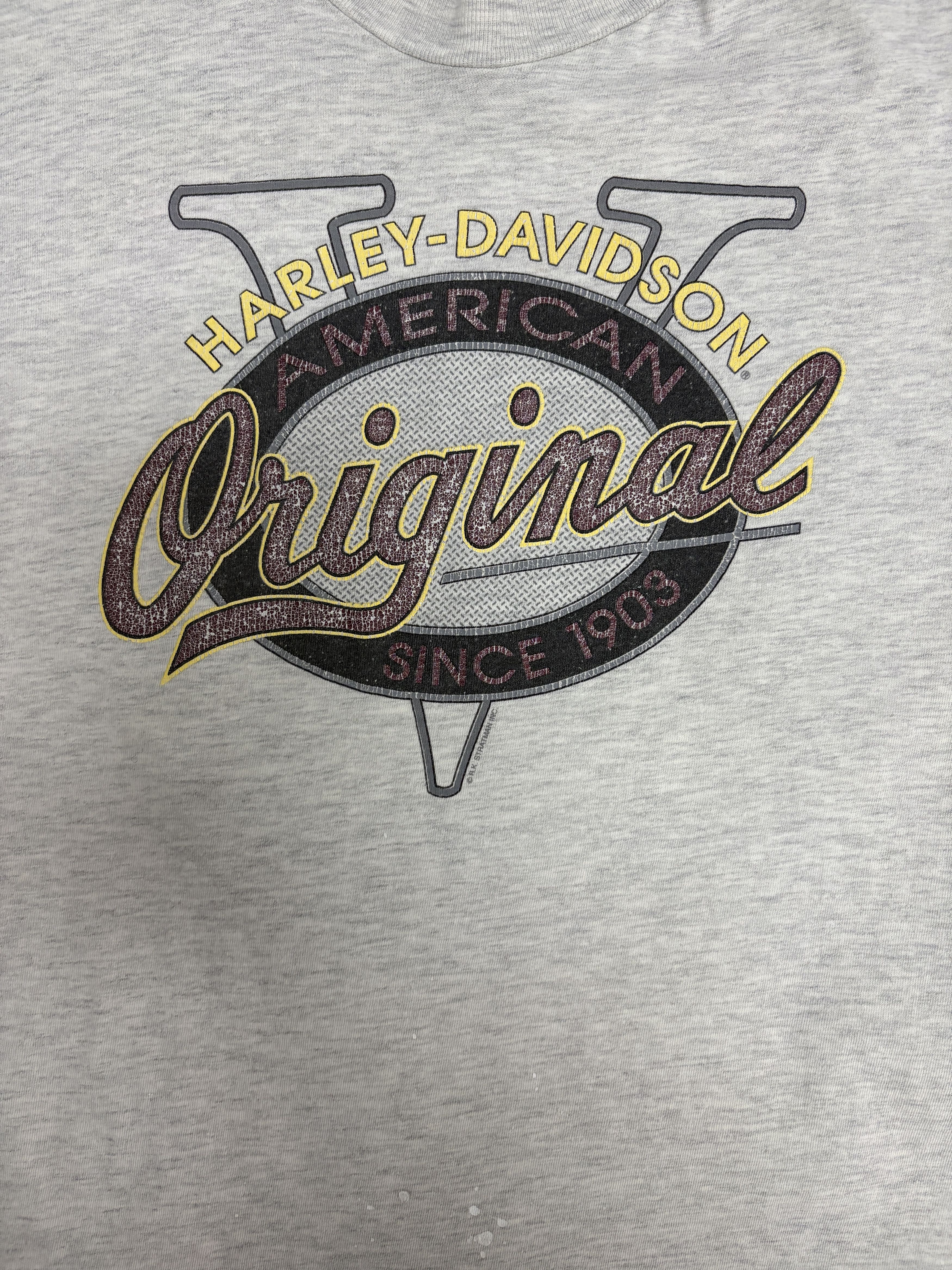 Vintage Harley Davidson Syracuse, NY Vintage Grey T-Shirt Tee Size US L / EU 52-54 / 3 - 2 Thumbnail