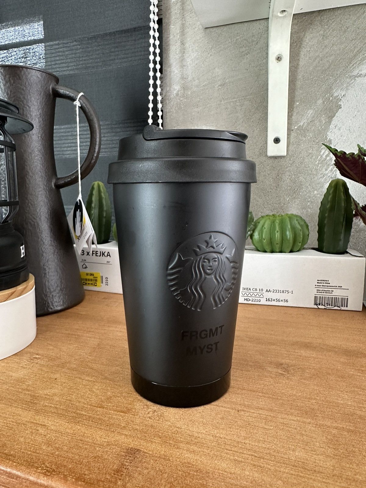 image of Limited Edition 2020 Starbucks X Fragment Design Tumbler in Black, Men's