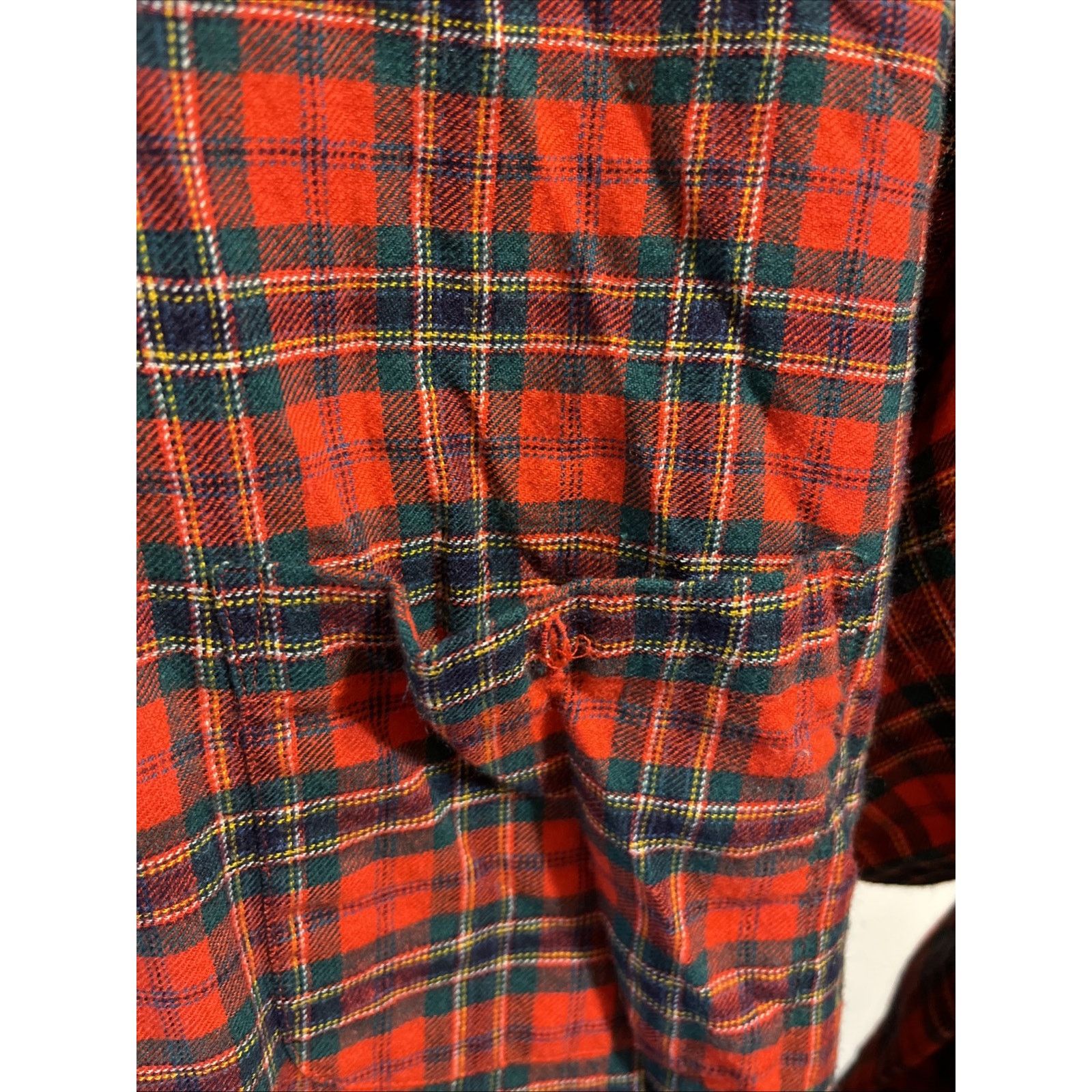 Viyella Viyella Vintage Wool Cotton Blend Shirt Mens L Red Plaid LS Size US L / EU 52-54 / 3 - 8 Thumbnail