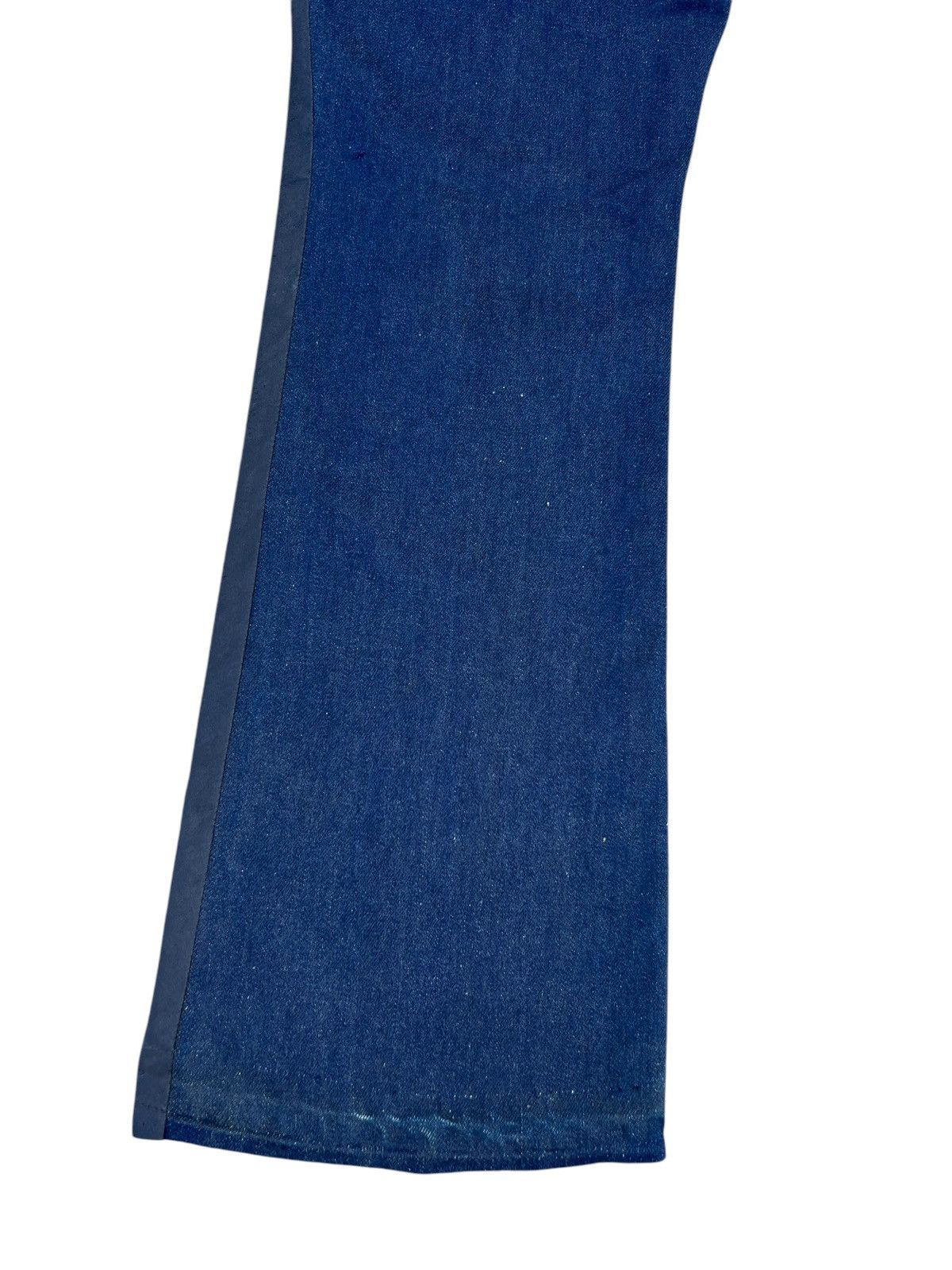 Boycott × Japanese Brand Vintage Boycott Japan Side Strap Waxed Denim Bootcut Jeans Size US 30 / EU 46 - 14 Thumbnail