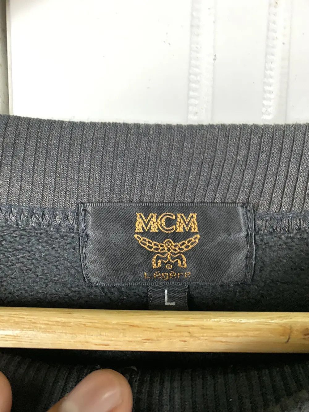 MCM × Vintage Vintage MCM Big Logo Black Size US L / EU 52-54 / 3 - 9 Thumbnail