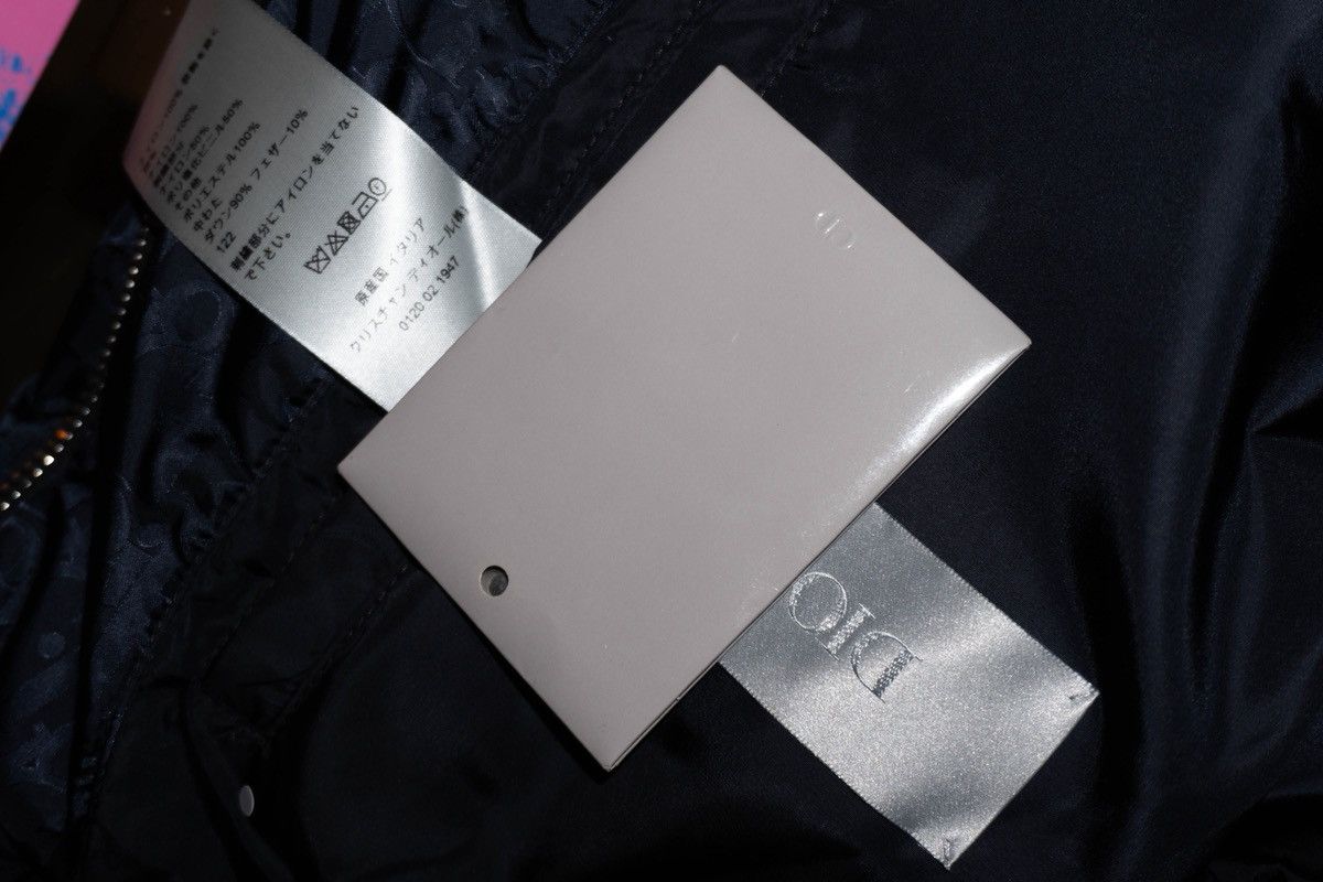 Dior Dior Men Oblique Down Jacket — Navy Blue Technical Jacquard Size US XL / EU 56 / 4 - 4 Thumbnail