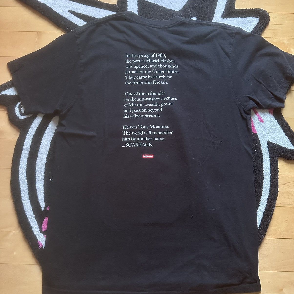 Supreme Supreme Scarface Split Tee FW17 Size US L / EU 52-54 / 3 - 7 Thumbnail